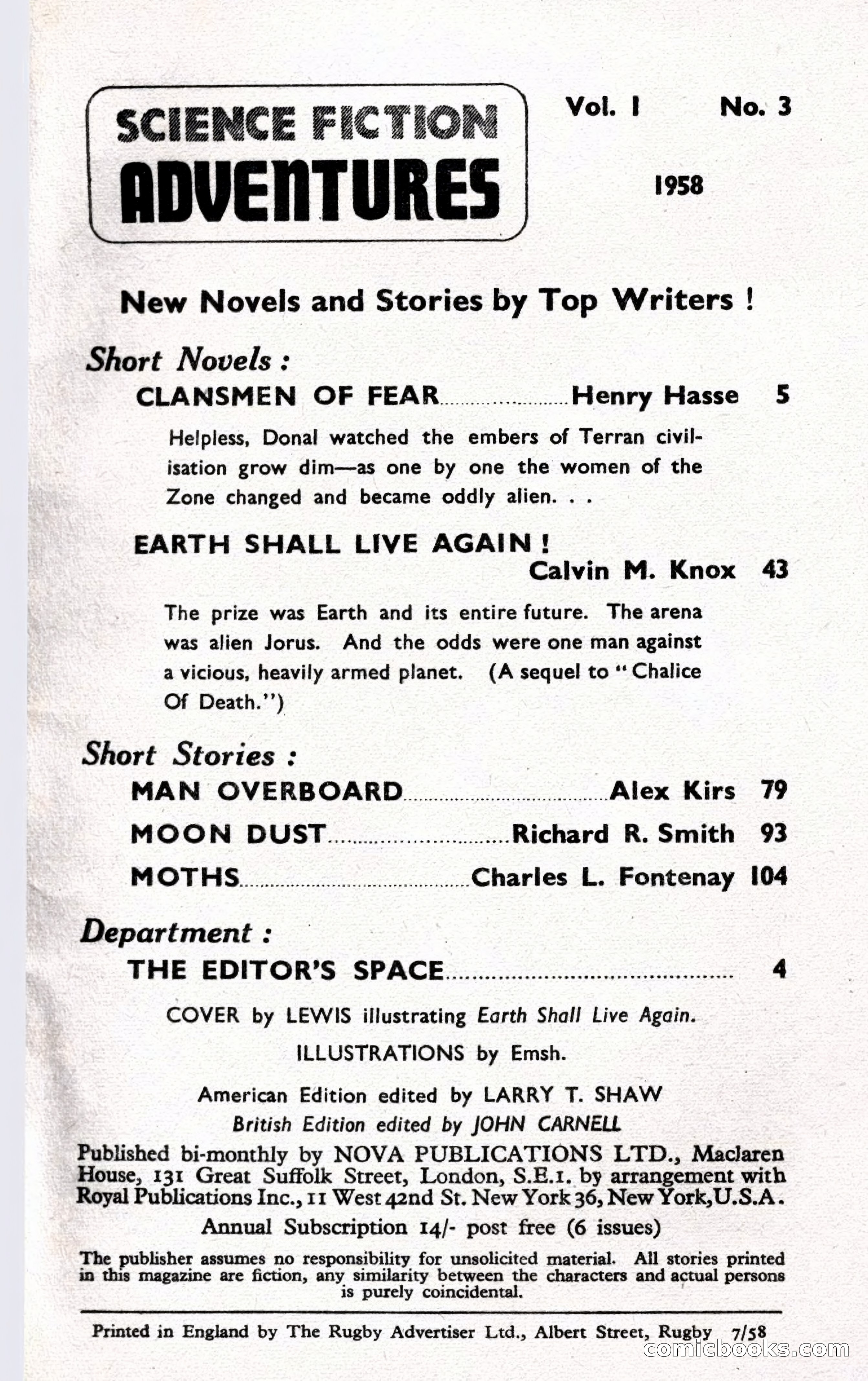 Science Fiction Adventures (UK) #3 — page 3 of 116