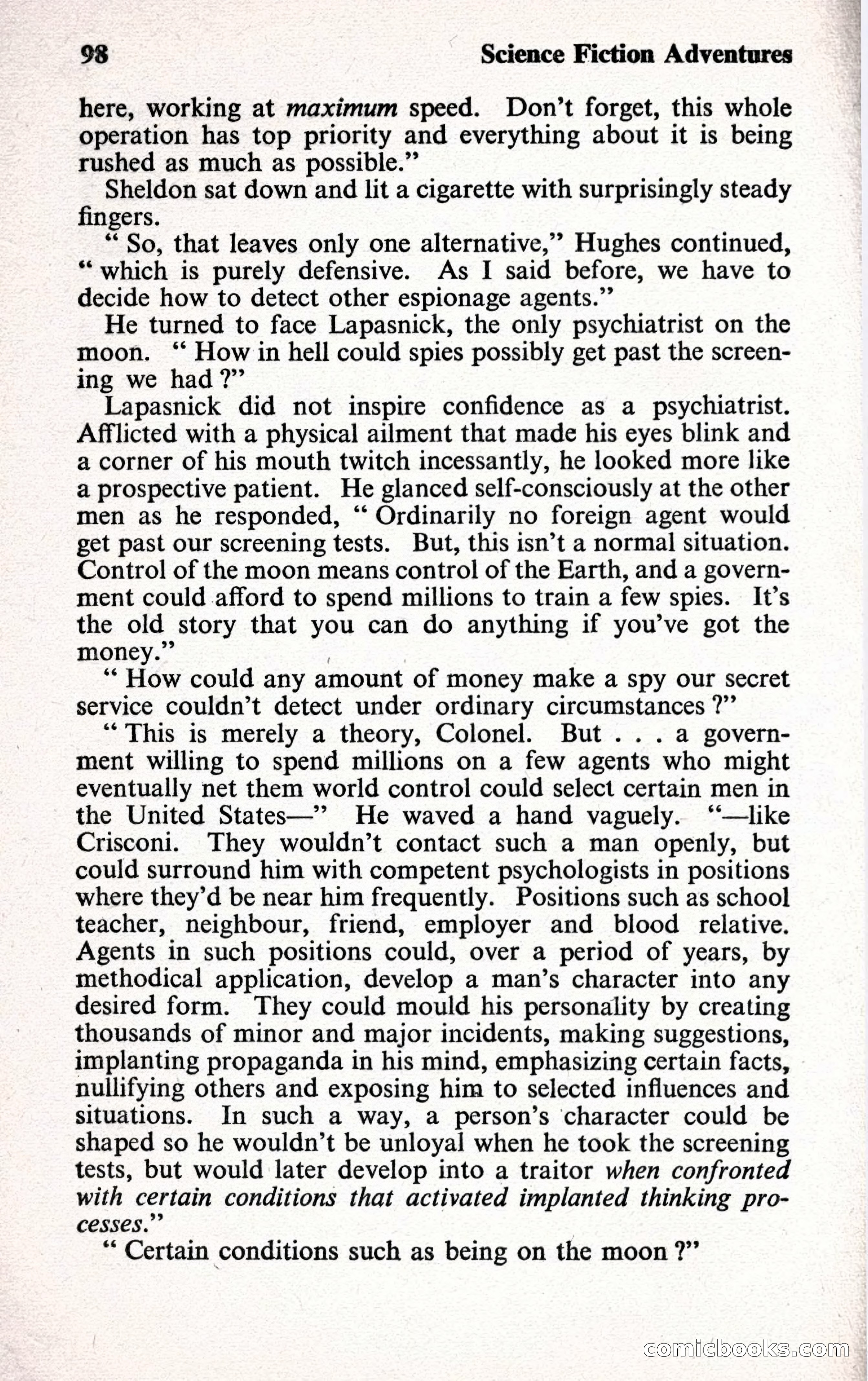 Science Fiction Adventures (UK) #3 — page 98 of 116