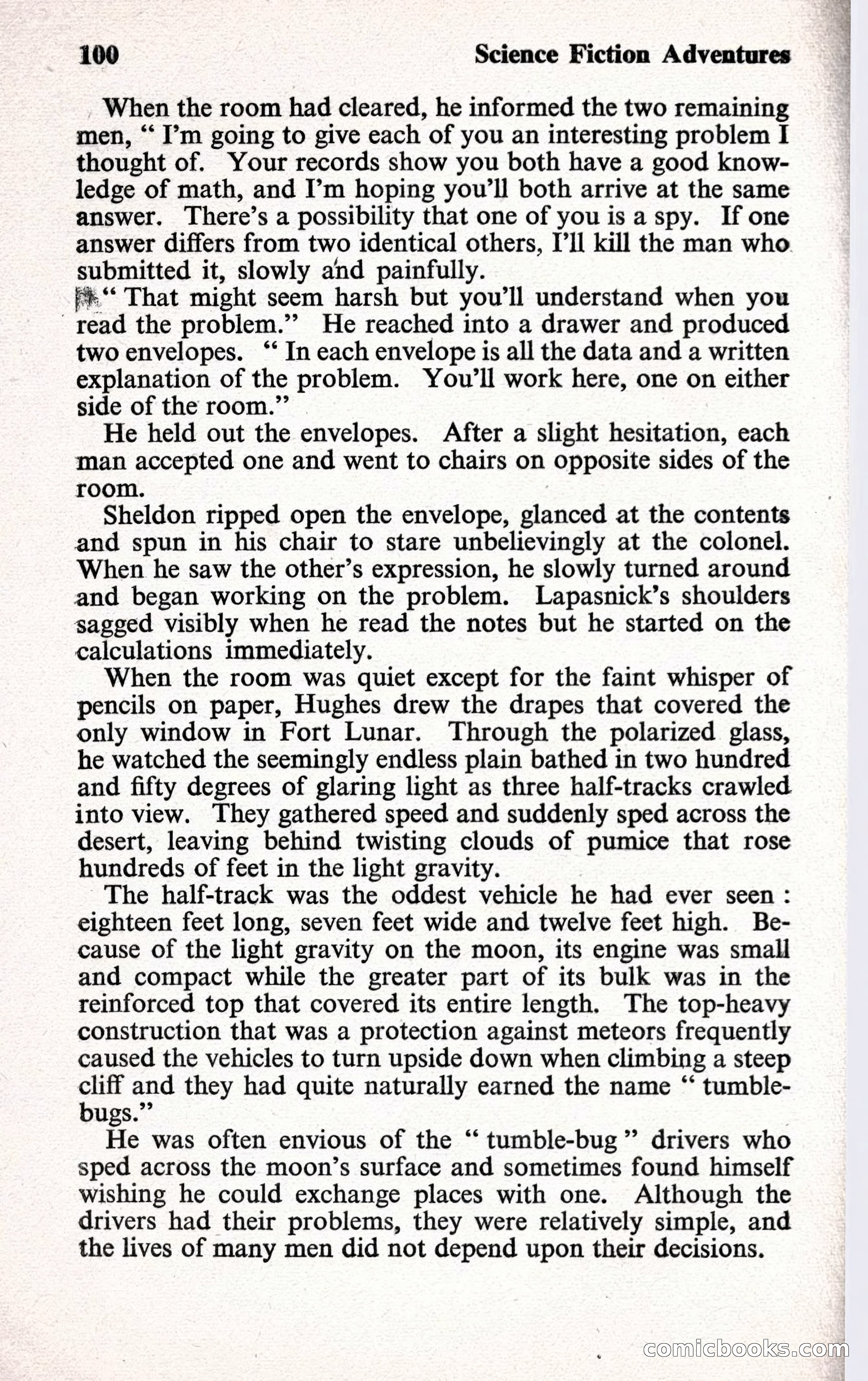 Science Fiction Adventures (UK) #3 — page 100 of 116