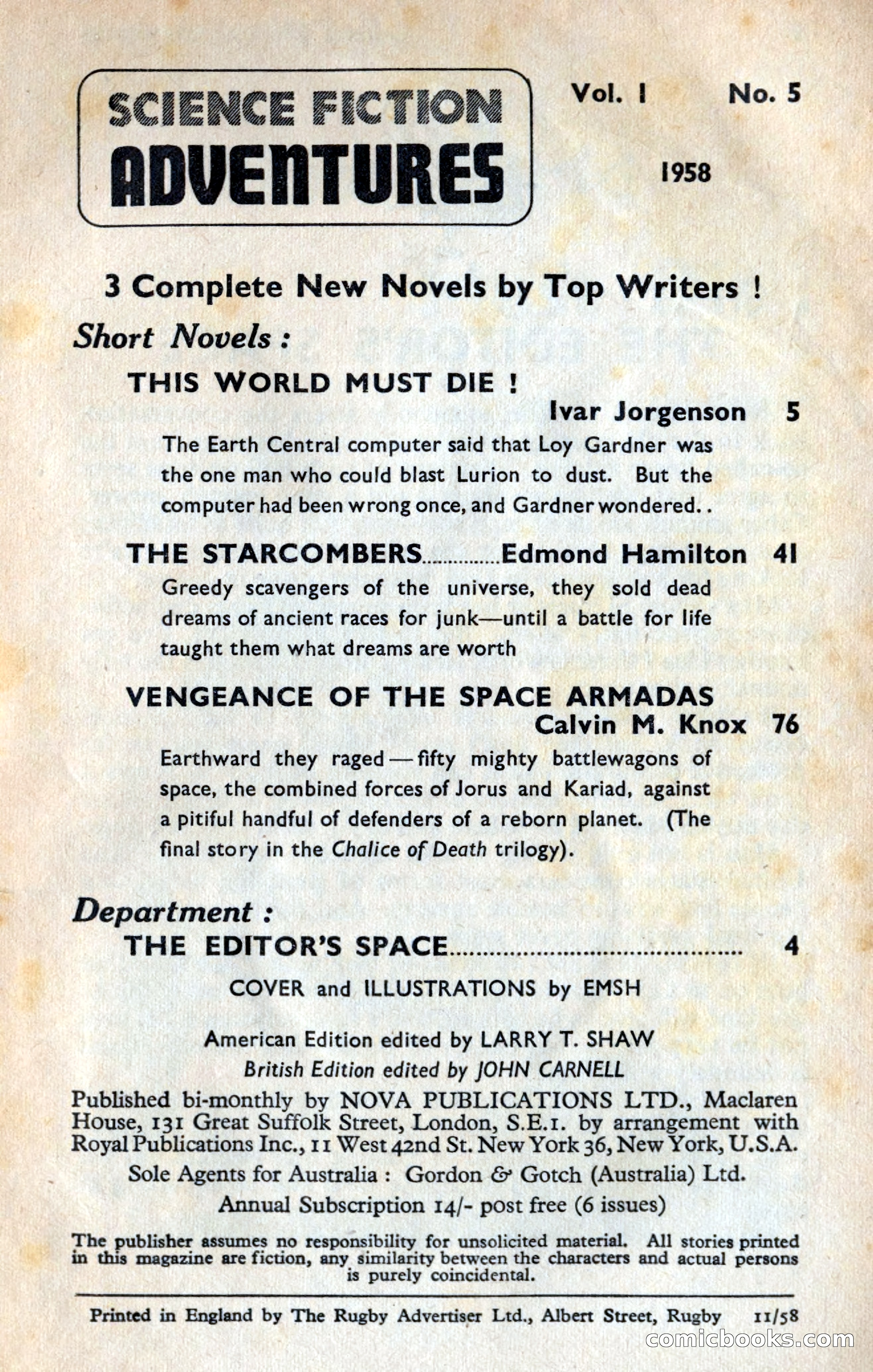 Science Fiction Adventures (UK) #5 — page 3 of 116