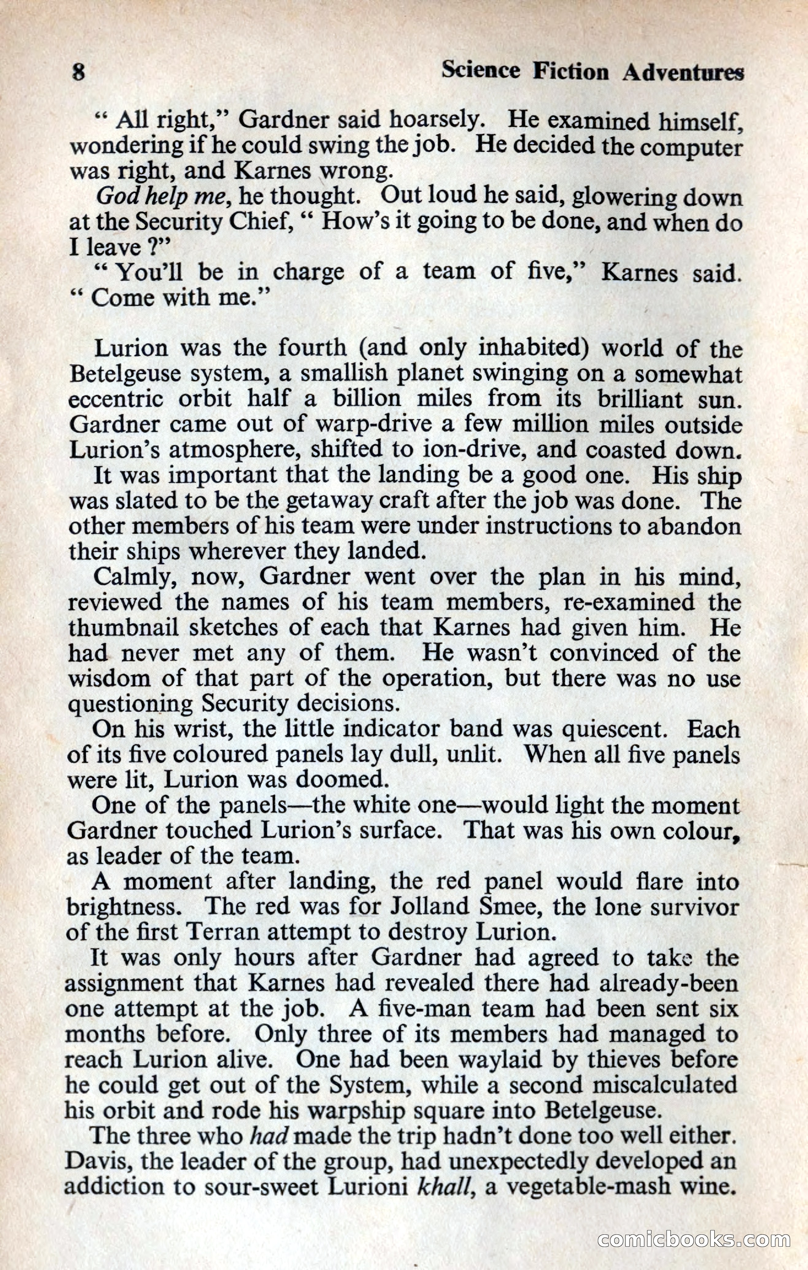 Science Fiction Adventures (UK) #5 — page 8 of 116