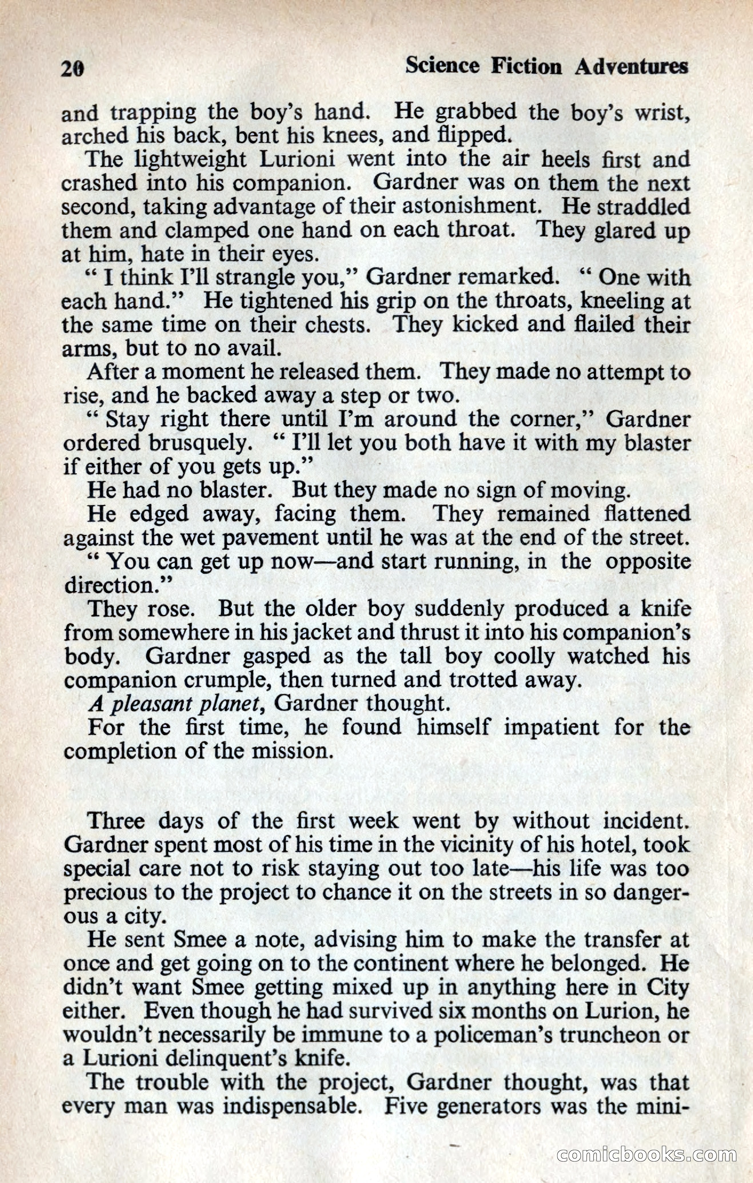 Science Fiction Adventures (UK) #5 — page 20 of 116