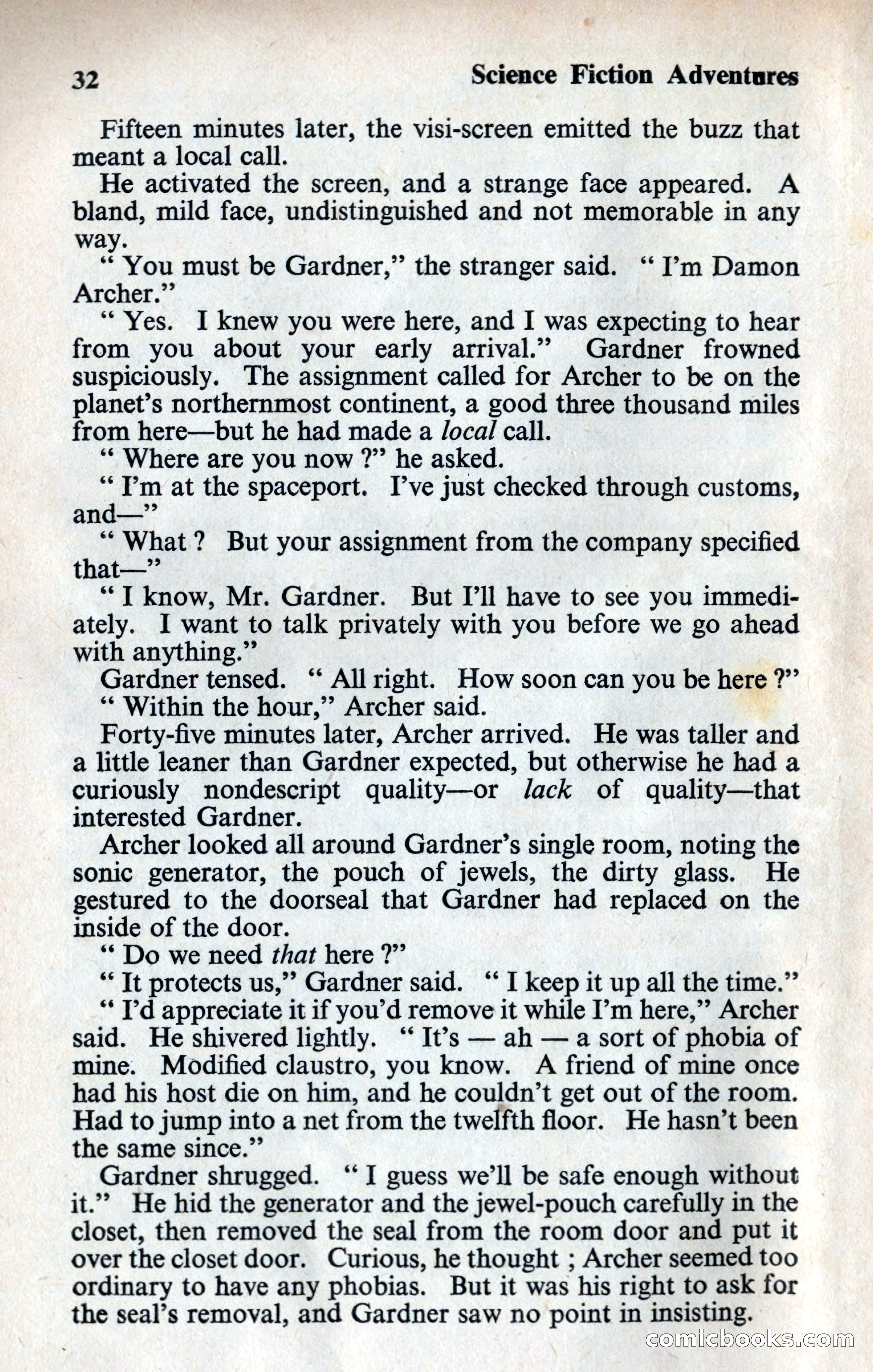 Science Fiction Adventures (UK) #5 — page 32 of 116