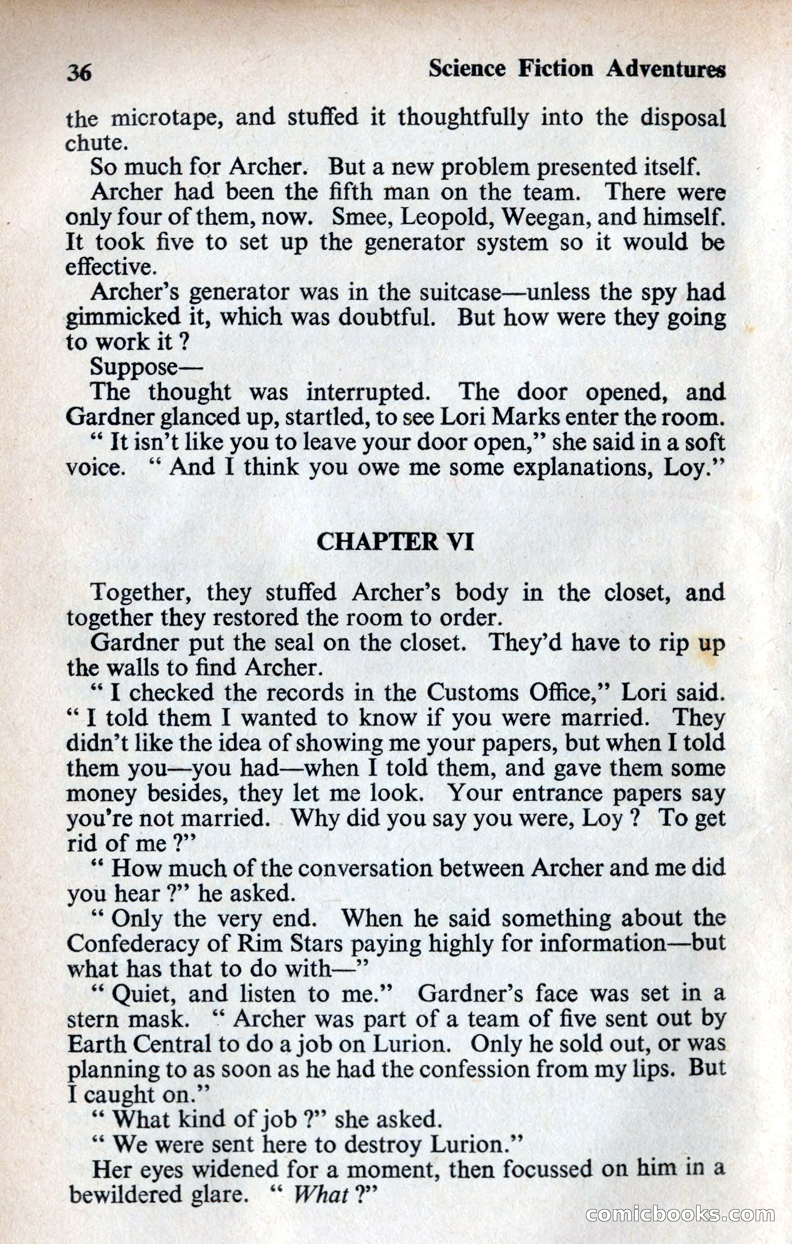 Science Fiction Adventures (UK) #5 — page 36 of 116