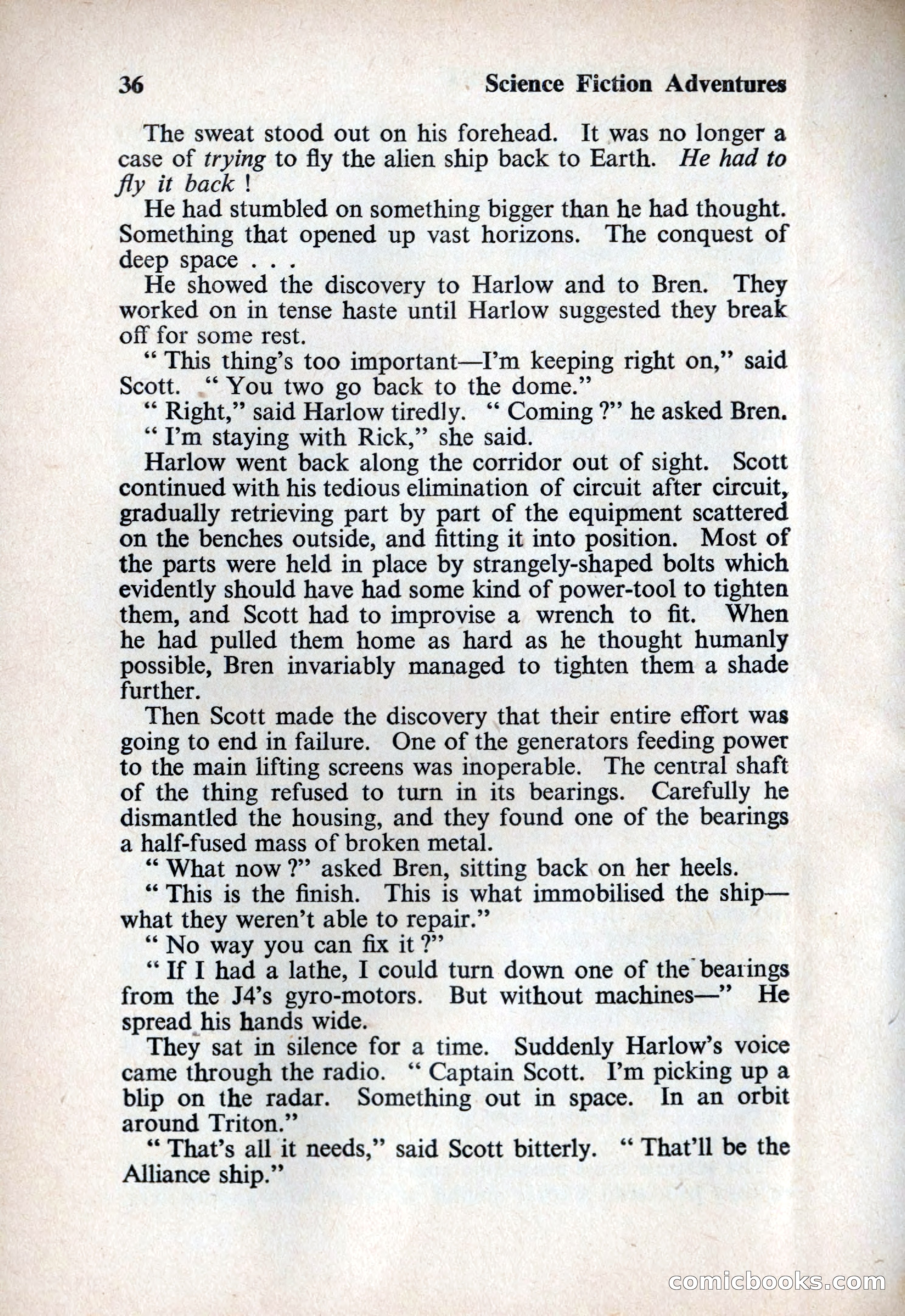 Science Fiction Adventures (UK) #6 — page 36 of 116