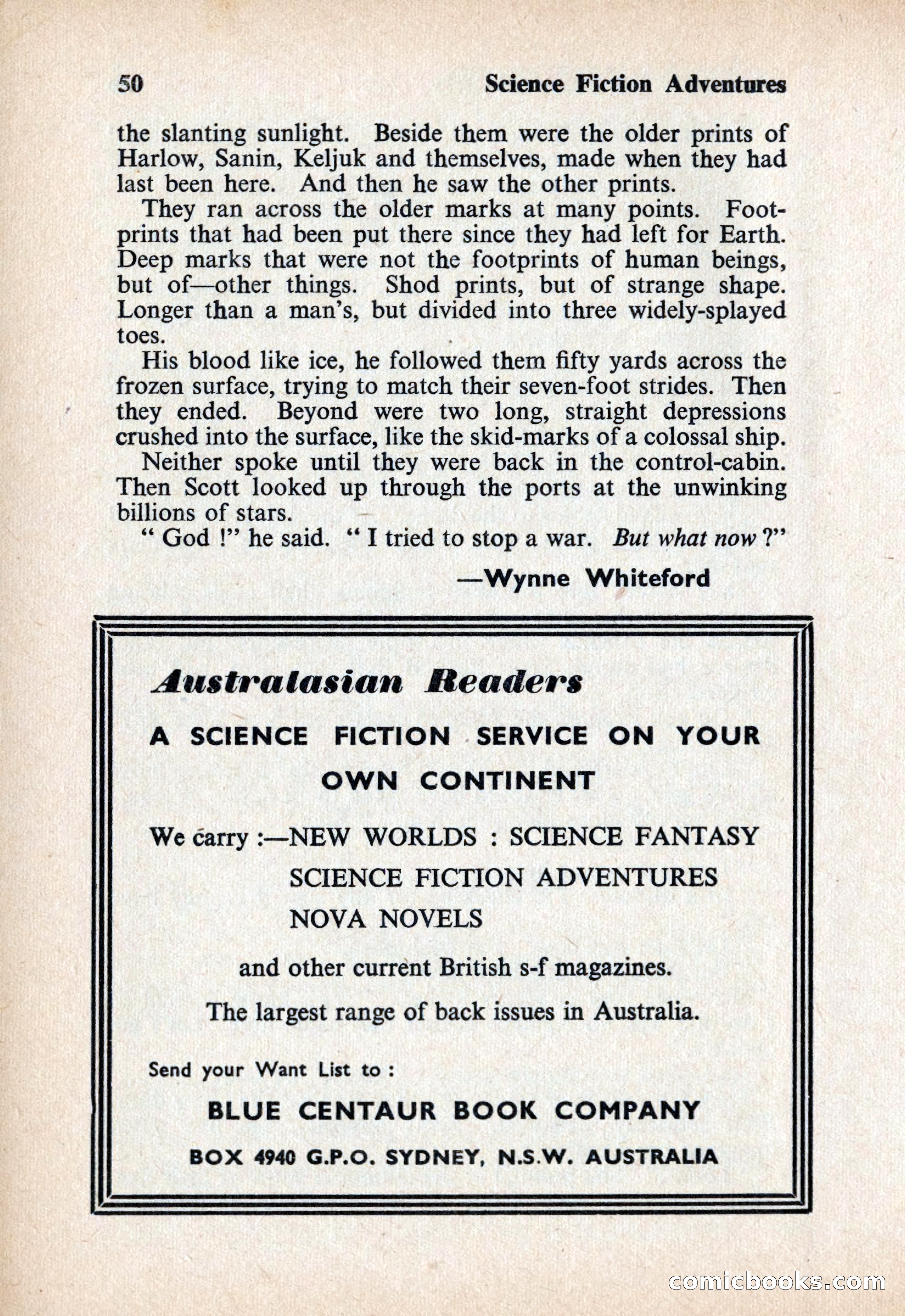 Science Fiction Adventures (UK) #6 — page 50 of 116