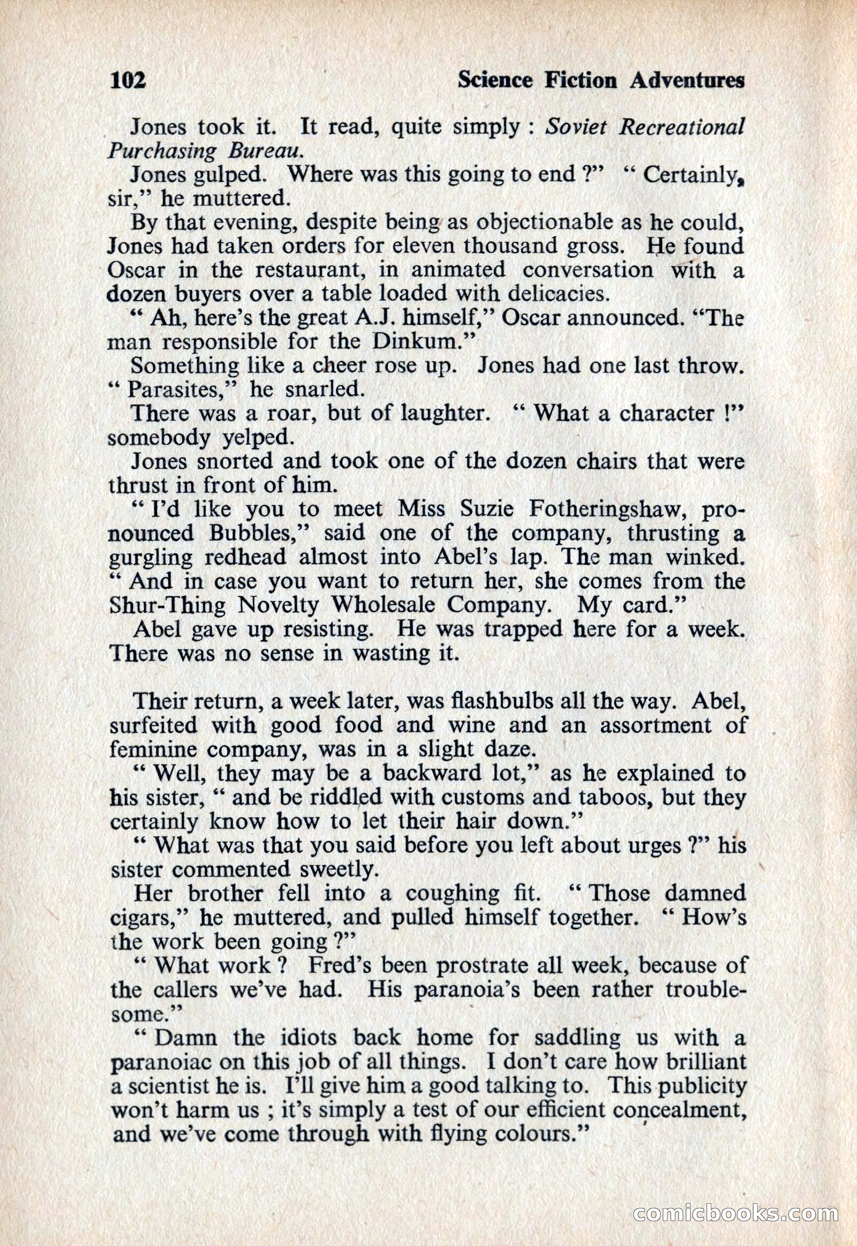 Science Fiction Adventures (UK) #6 — page 102 of 116