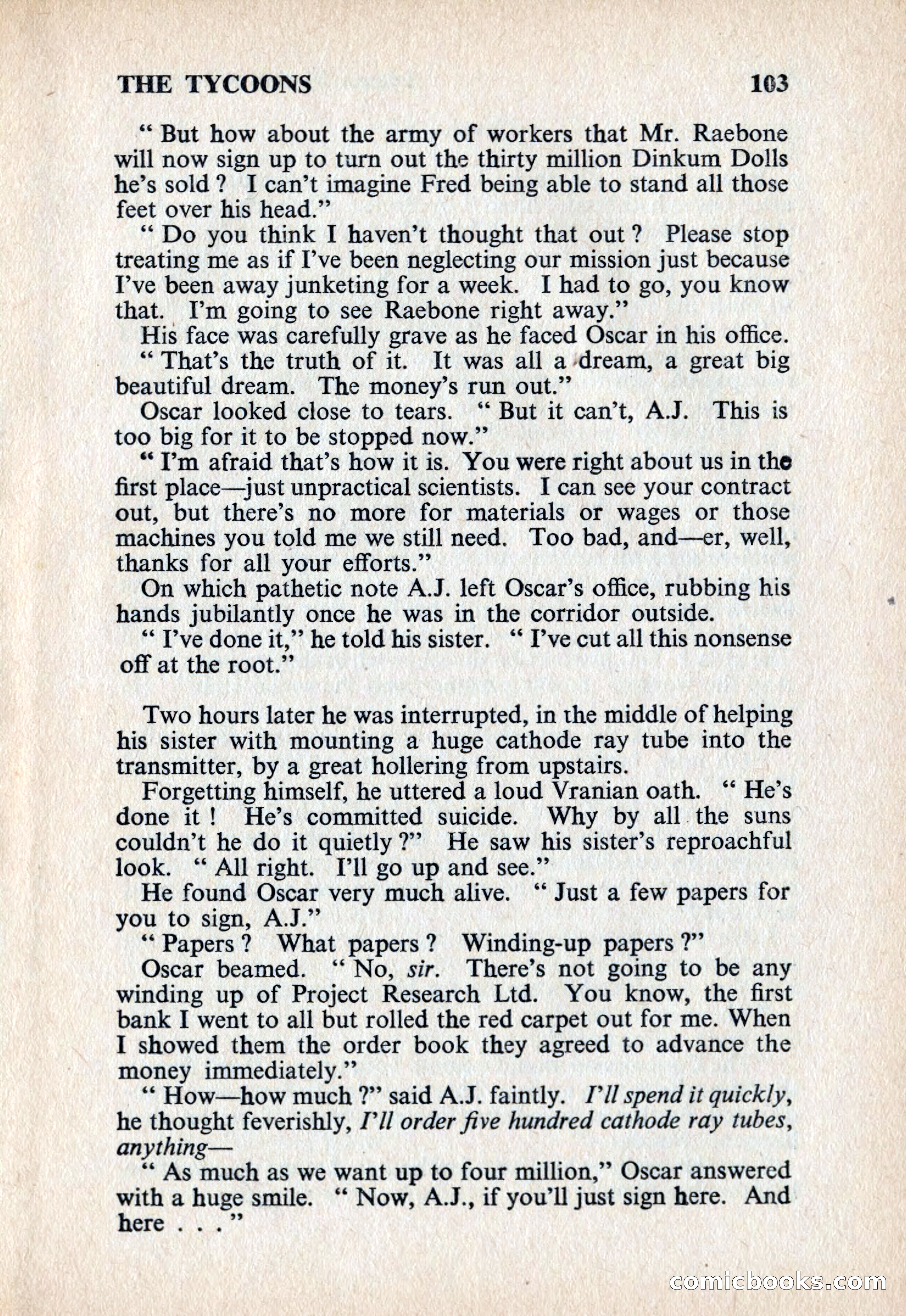 Science Fiction Adventures (UK) #6 — page 103 of 116