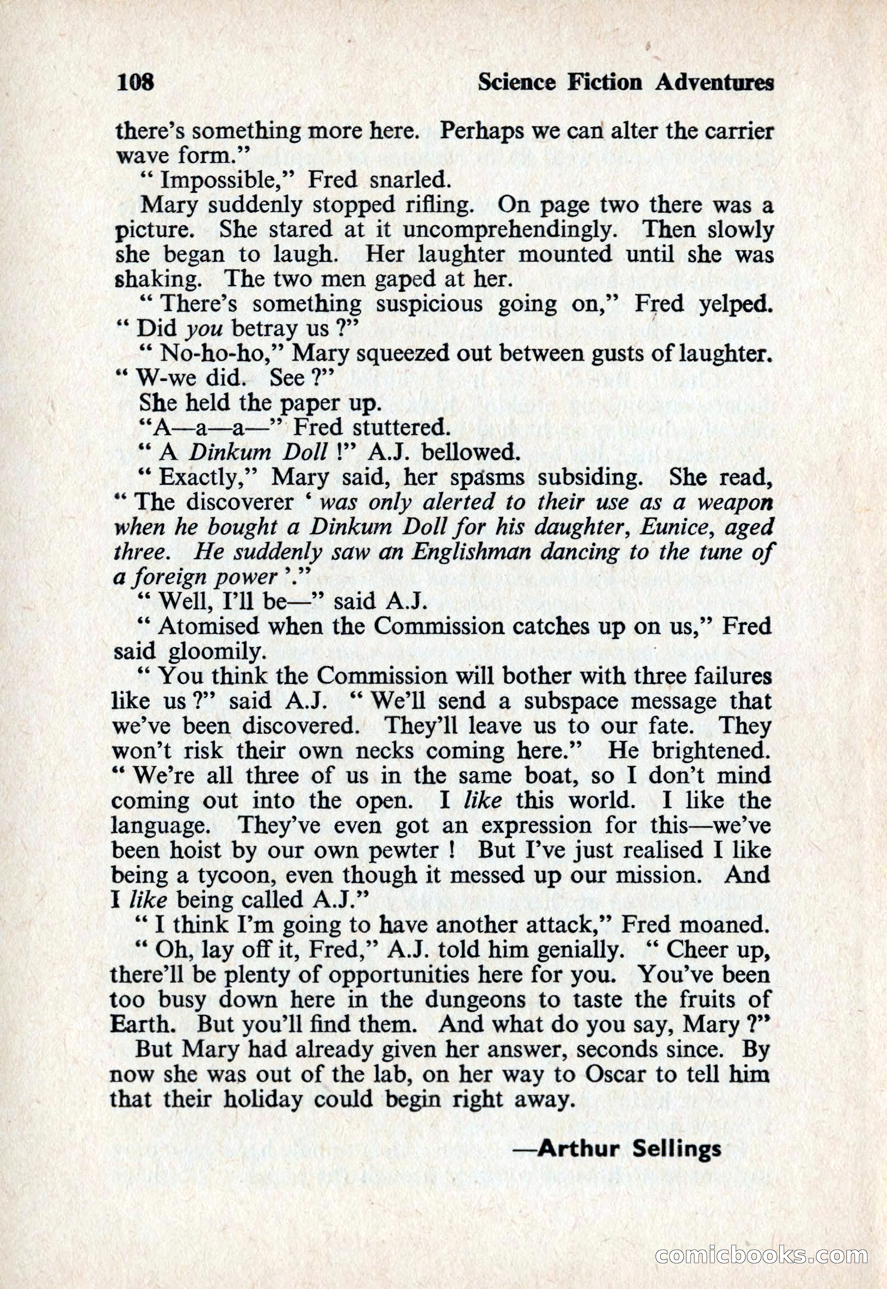 Science Fiction Adventures (UK) #6 — page 108 of 116