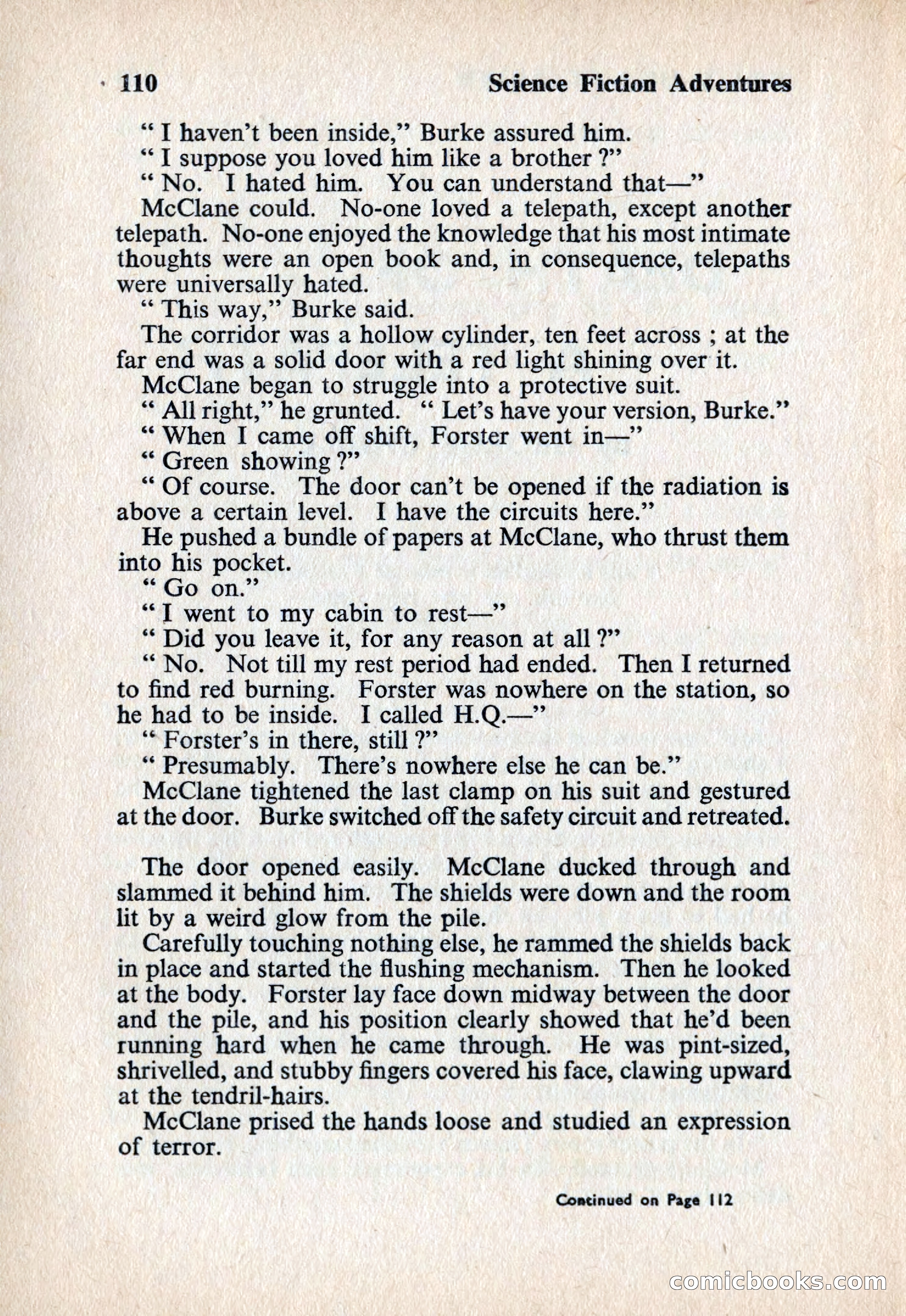 Science Fiction Adventures (UK) #6 — page 110 of 116