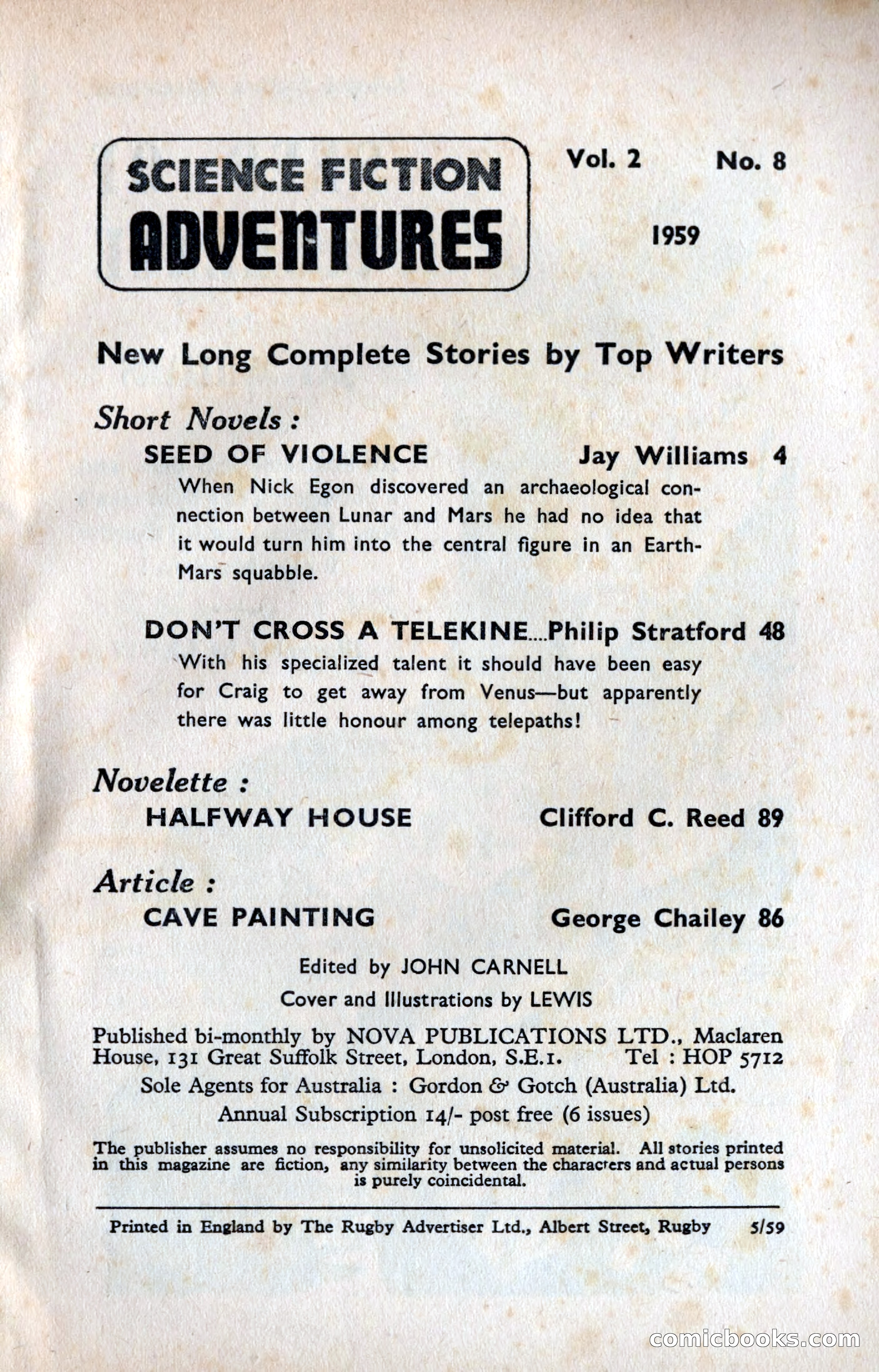 Science Fiction Adventures (UK) No. 8 — page 3 of 116