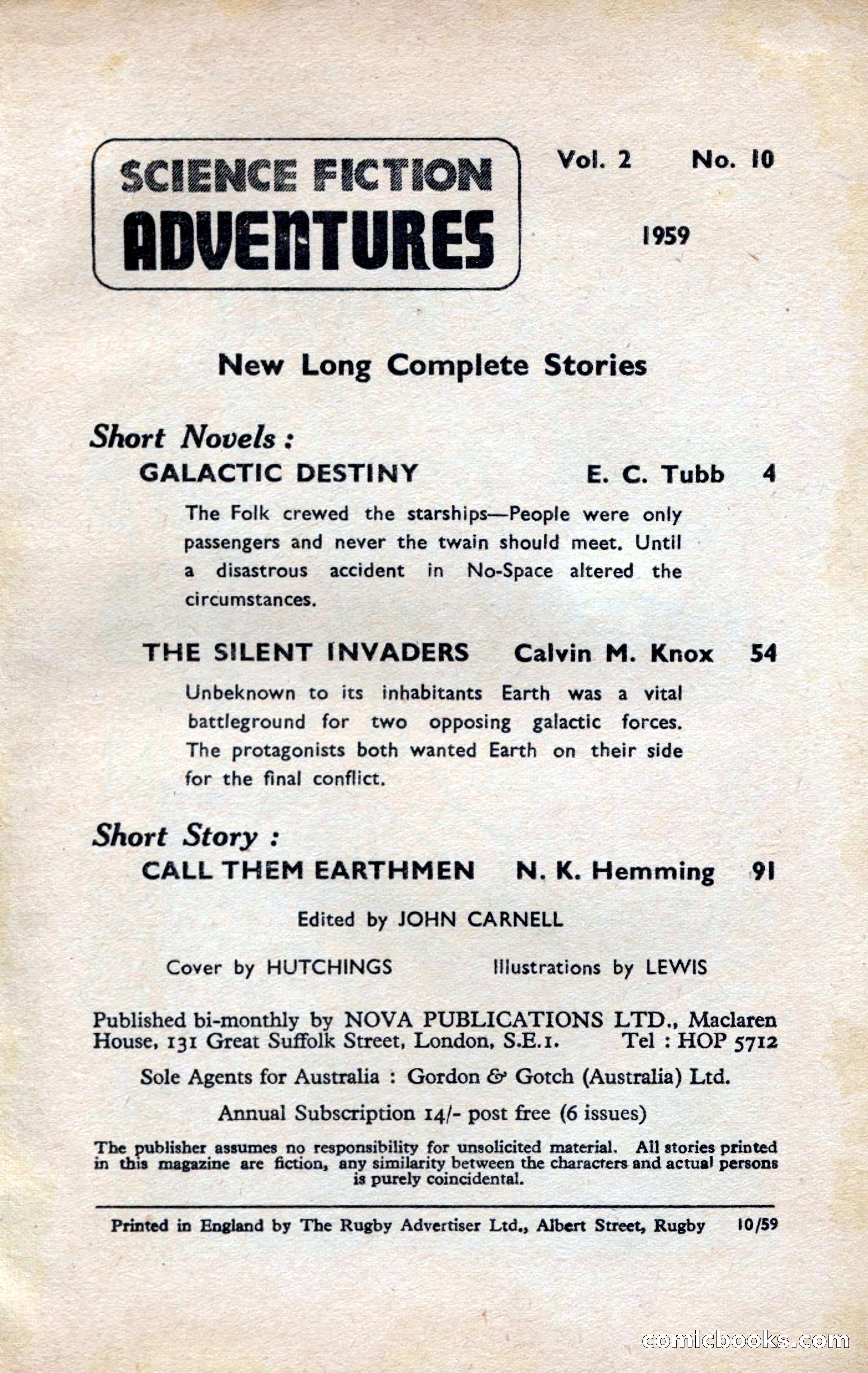 Science Fiction Adventures (UK) #10 — page 3 of 116