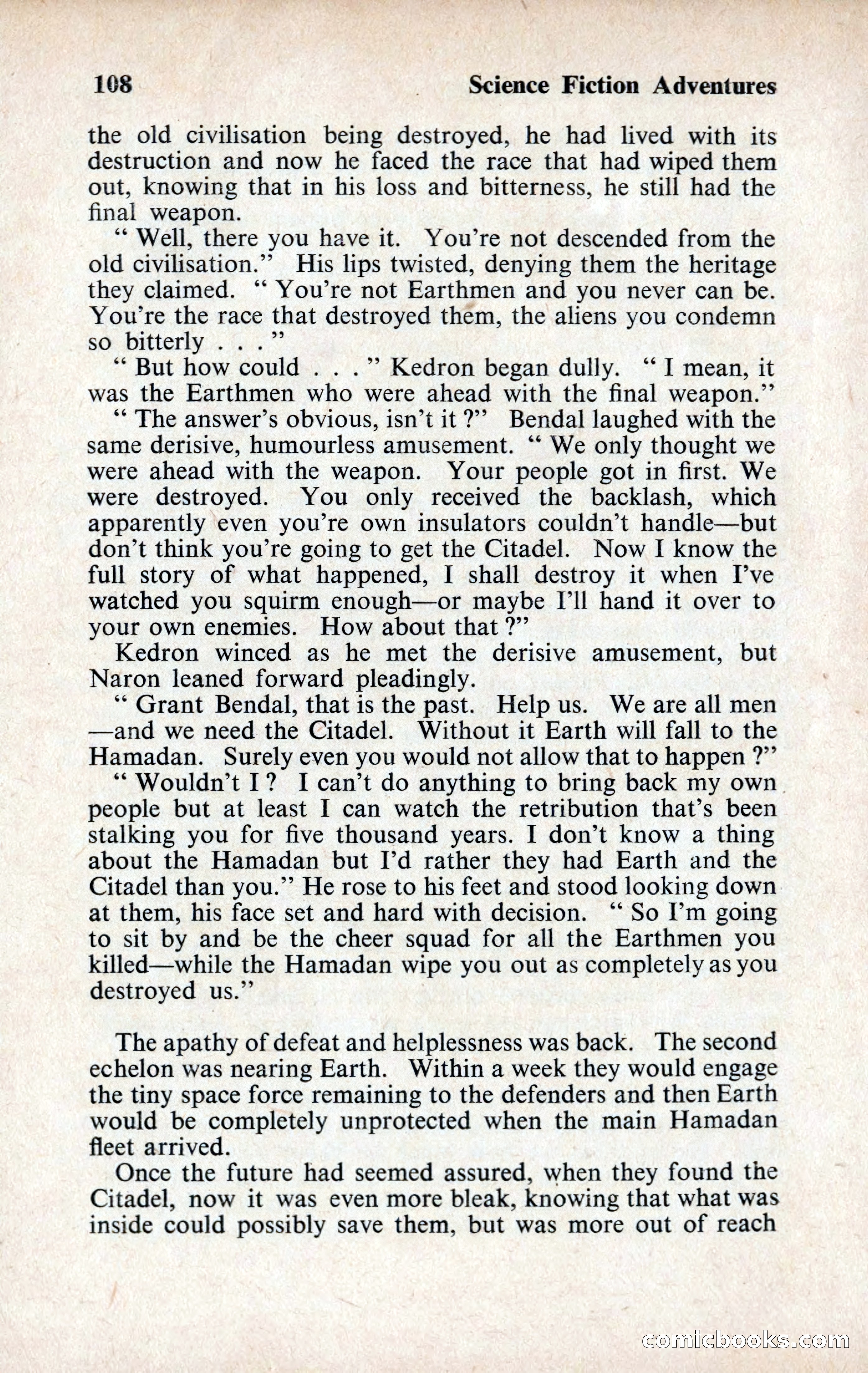 Science Fiction Adventures (UK) #10 — page 108 of 116