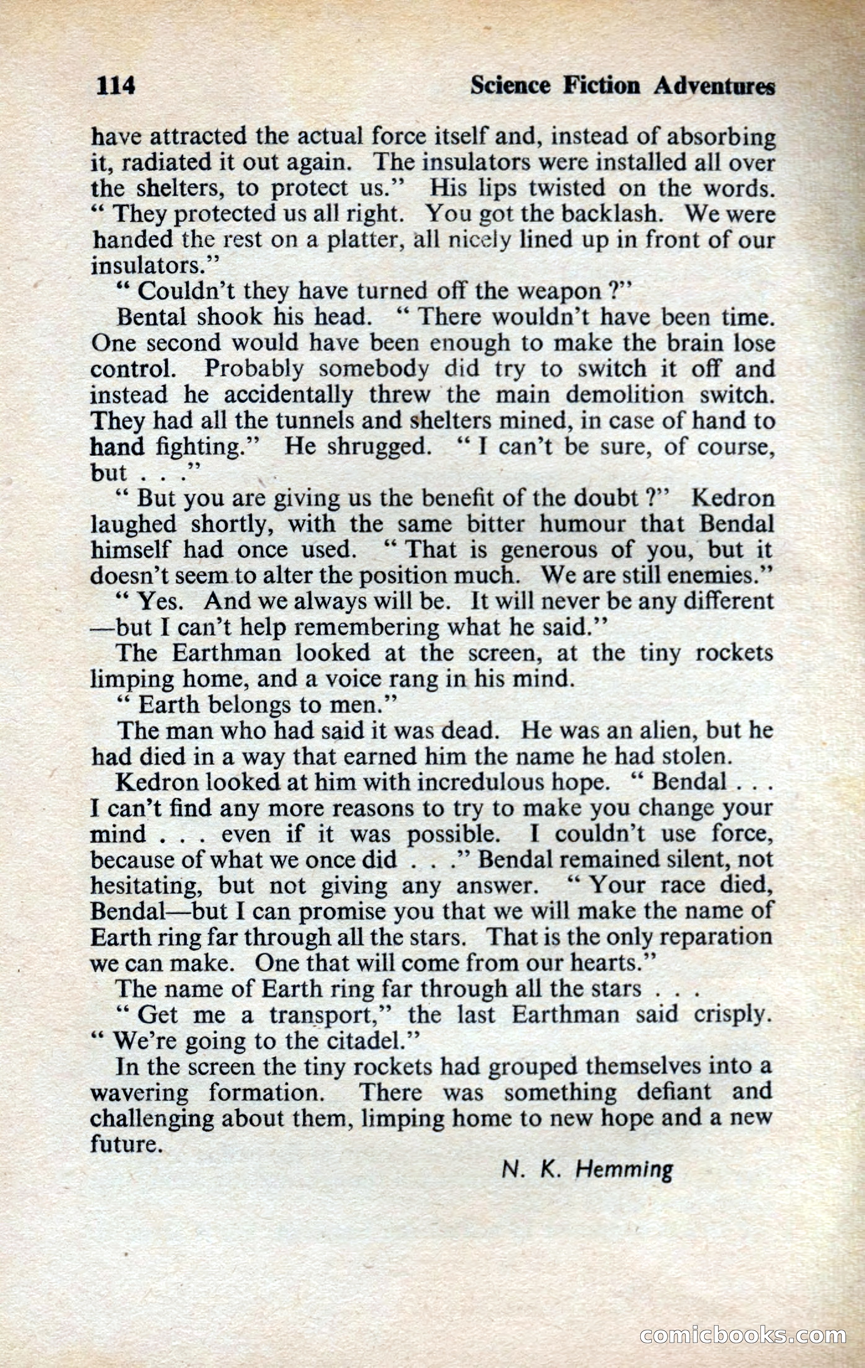 Science Fiction Adventures (UK) #10 — page 114 of 116