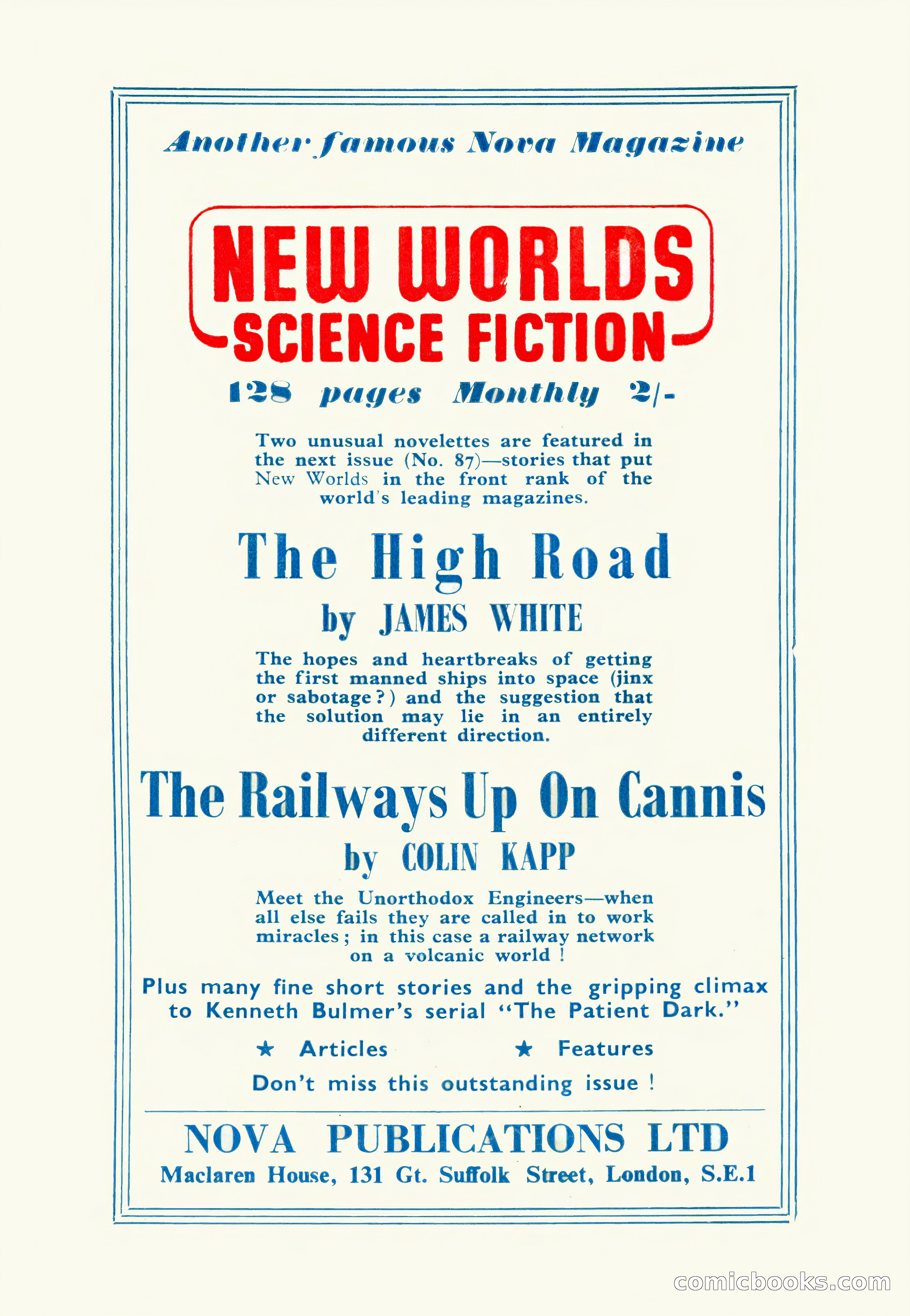 Science Fiction Adventures (UK) #10 — page 116 of 116