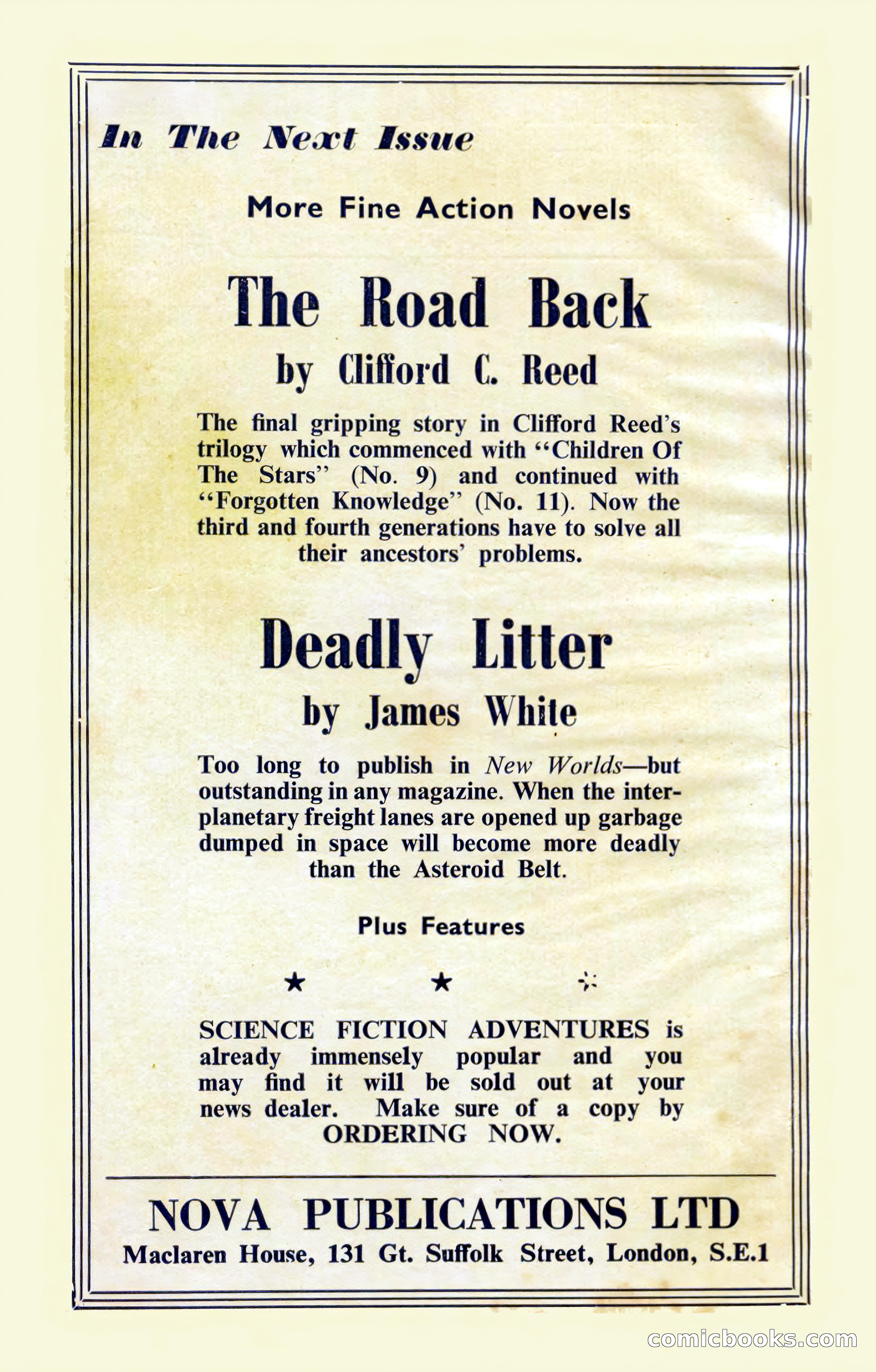 Science Fiction Adventures (UK) #12 — page 2 of 116