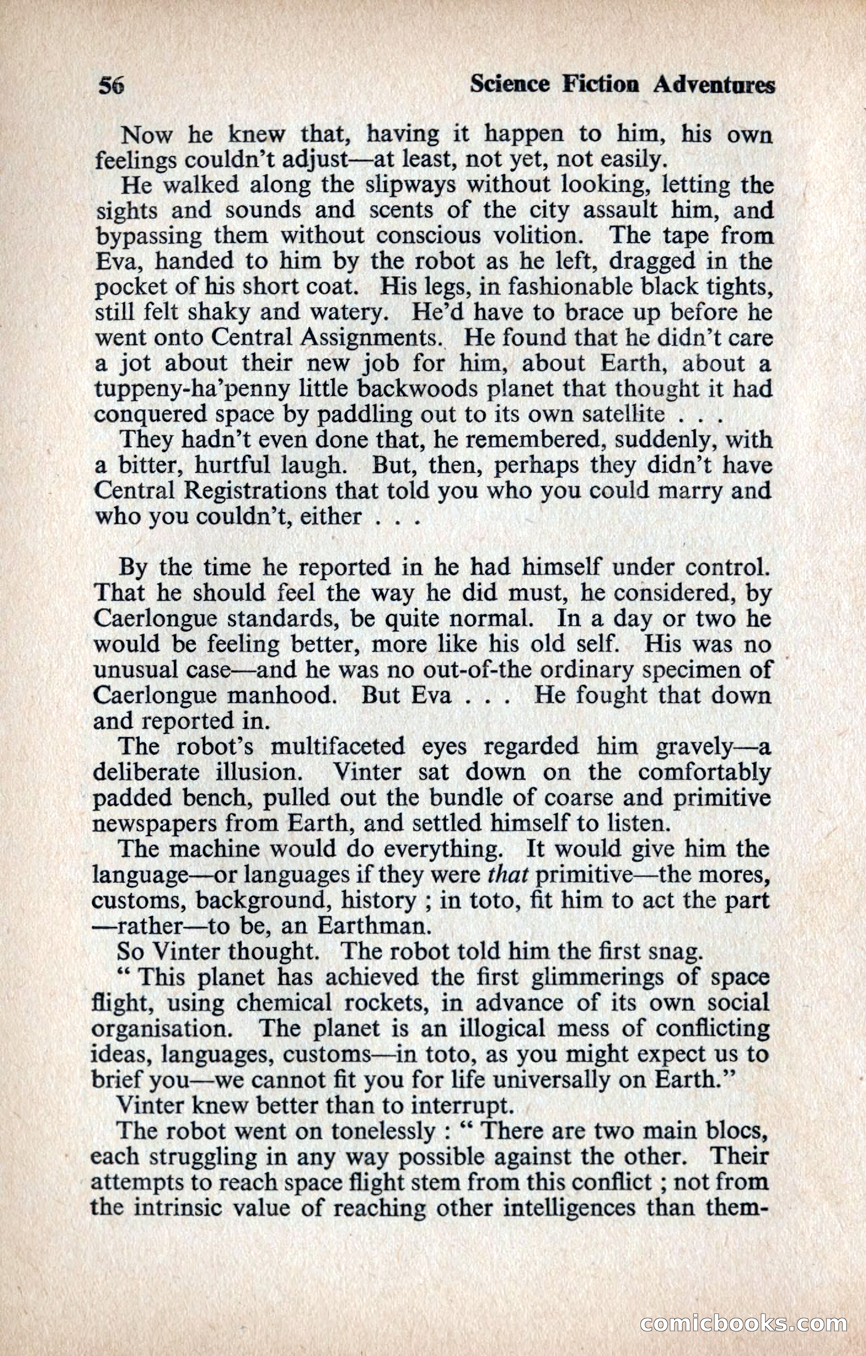 Science Fiction Adventures (UK) #12 — page 58 of 116