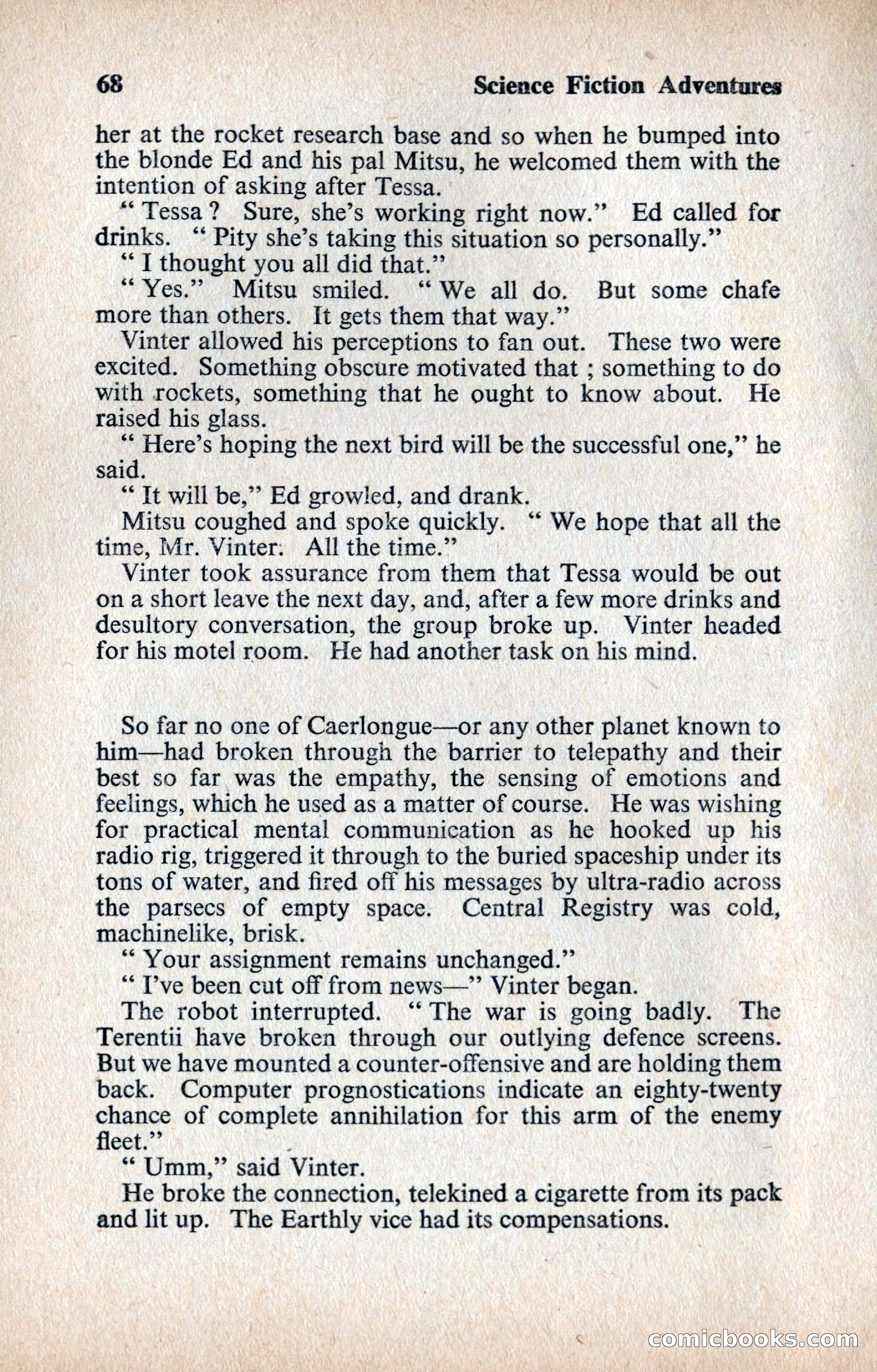 Science Fiction Adventures (UK) #12 — page 70 of 116