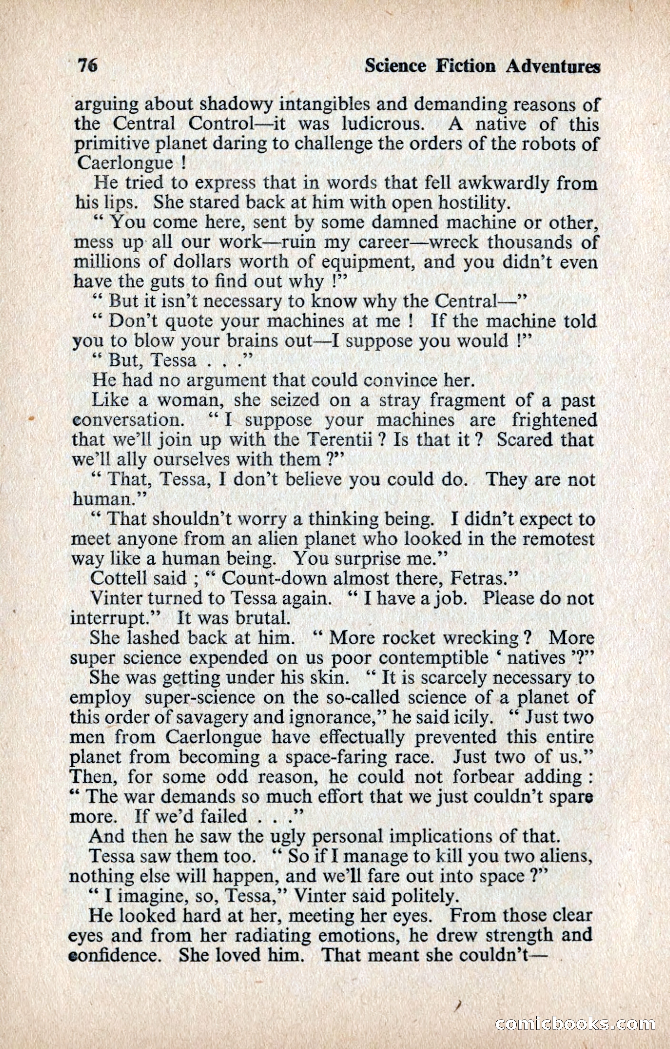 Science Fiction Adventures (UK) #12 — page 78 of 116