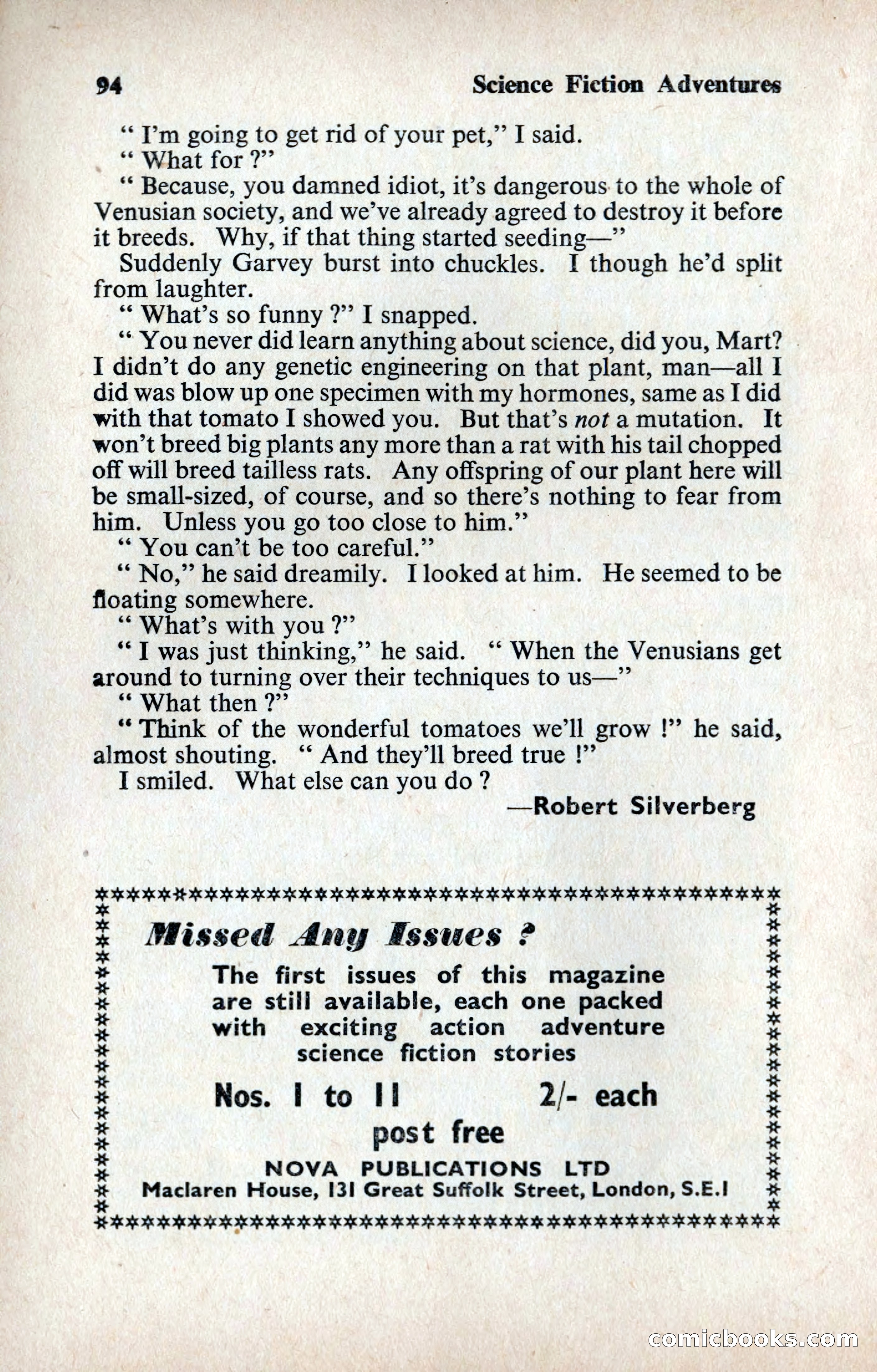Science Fiction Adventures (UK) #12 — page 96 of 116