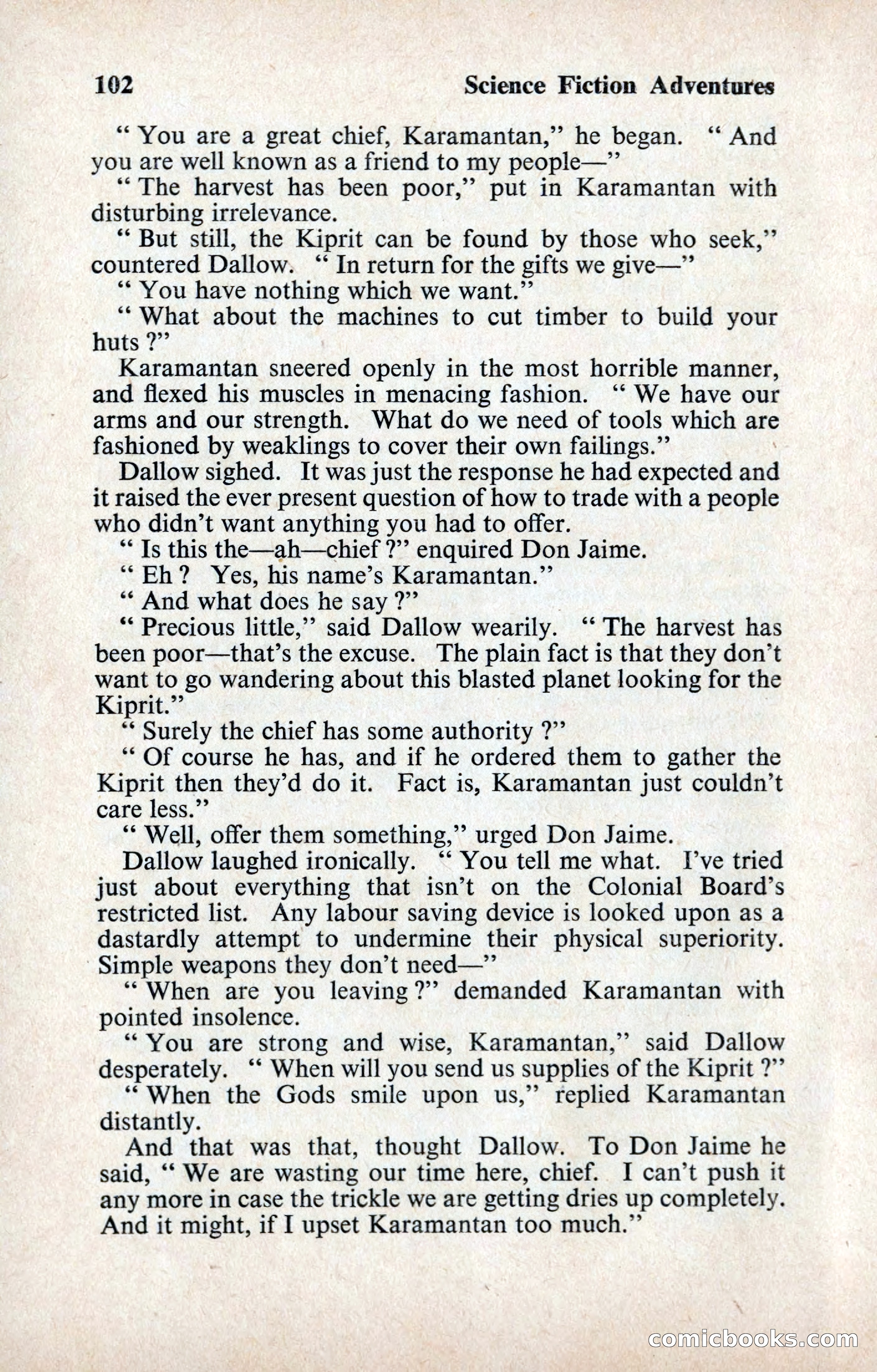 Science Fiction Adventures (UK) #12 — page 104 of 116