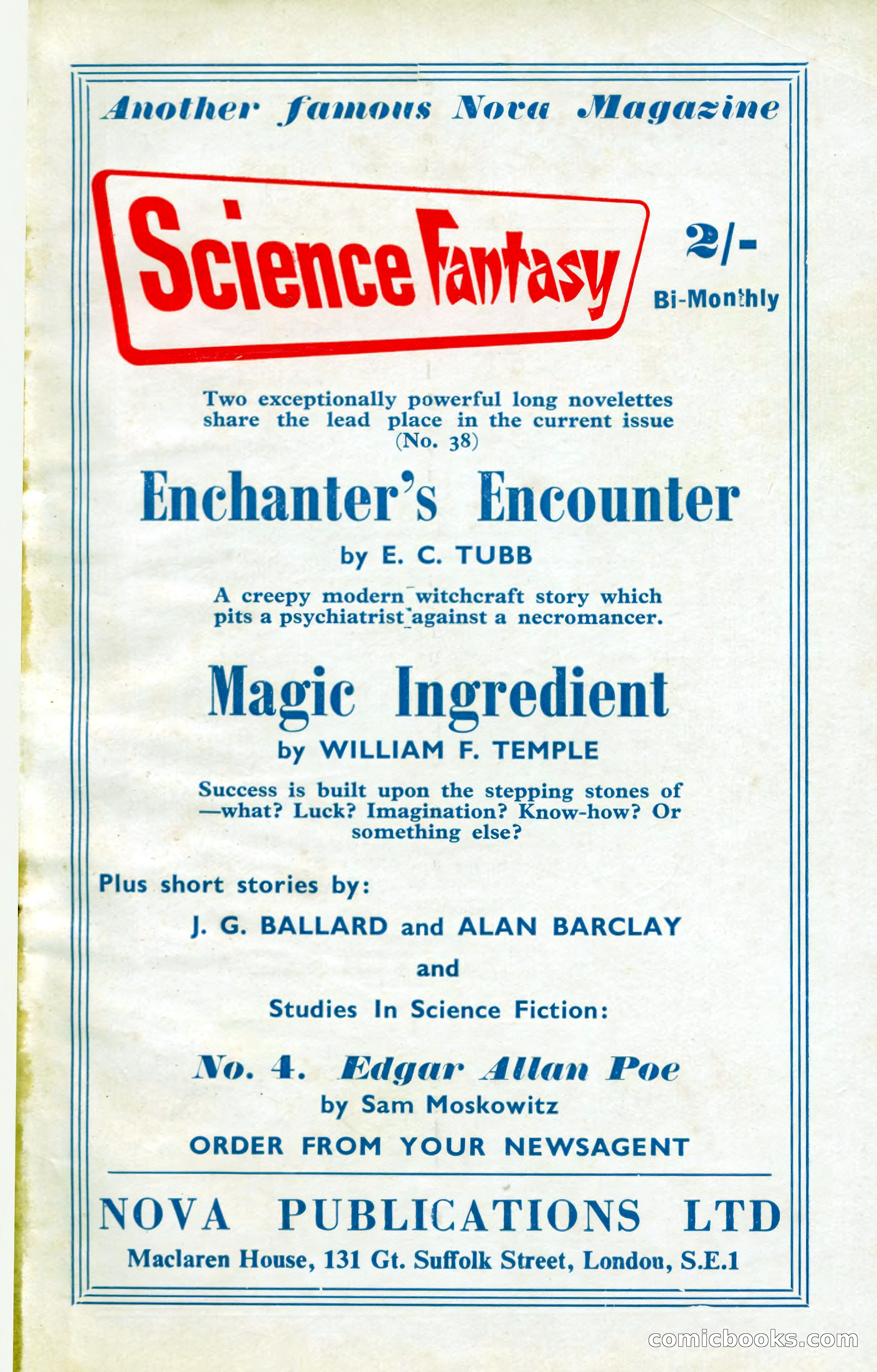 Science Fiction Adventures (UK) #12 — page 115 of 116