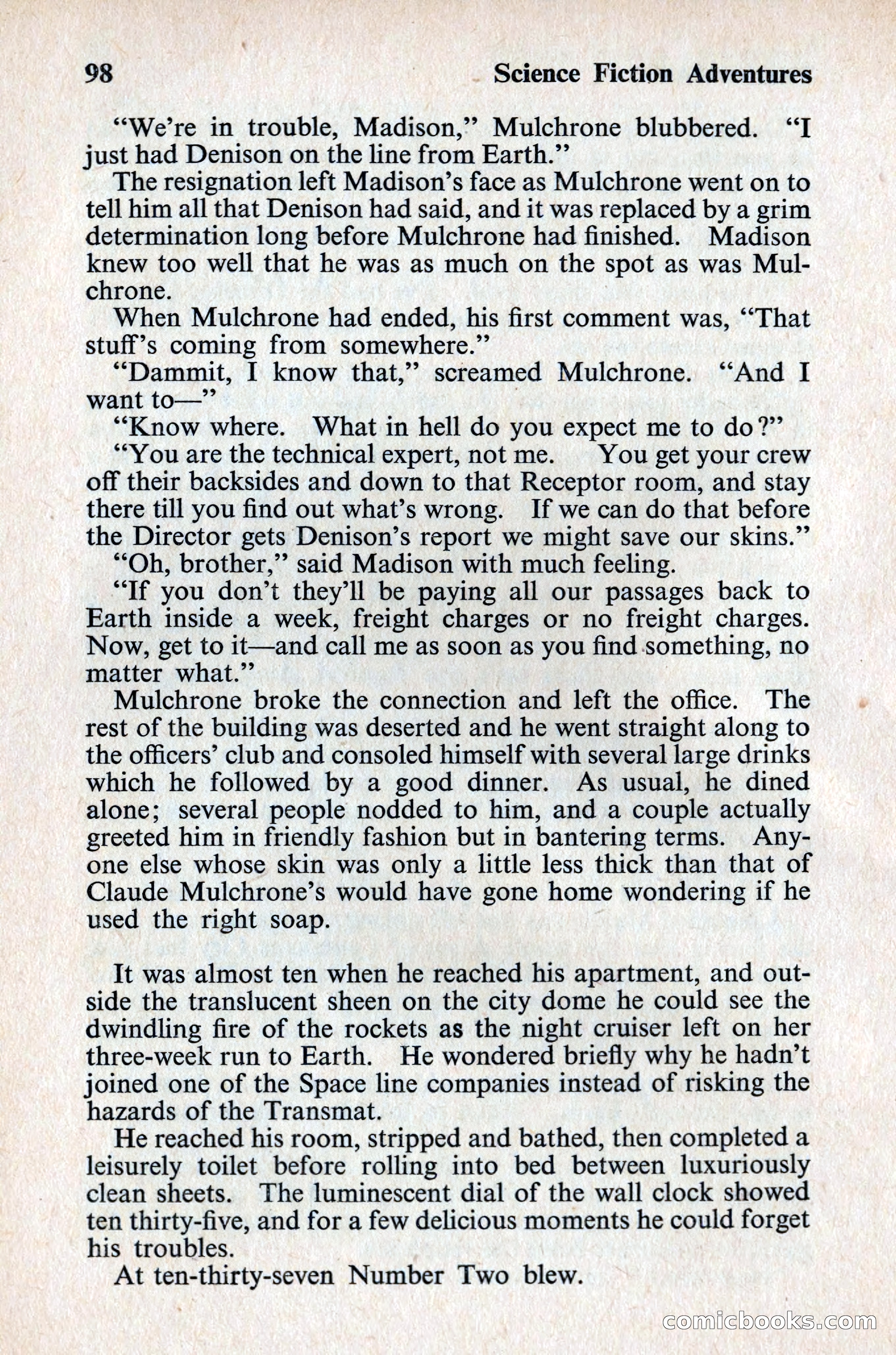 Science Fiction Adventures (UK) #17 — page 100 of 116