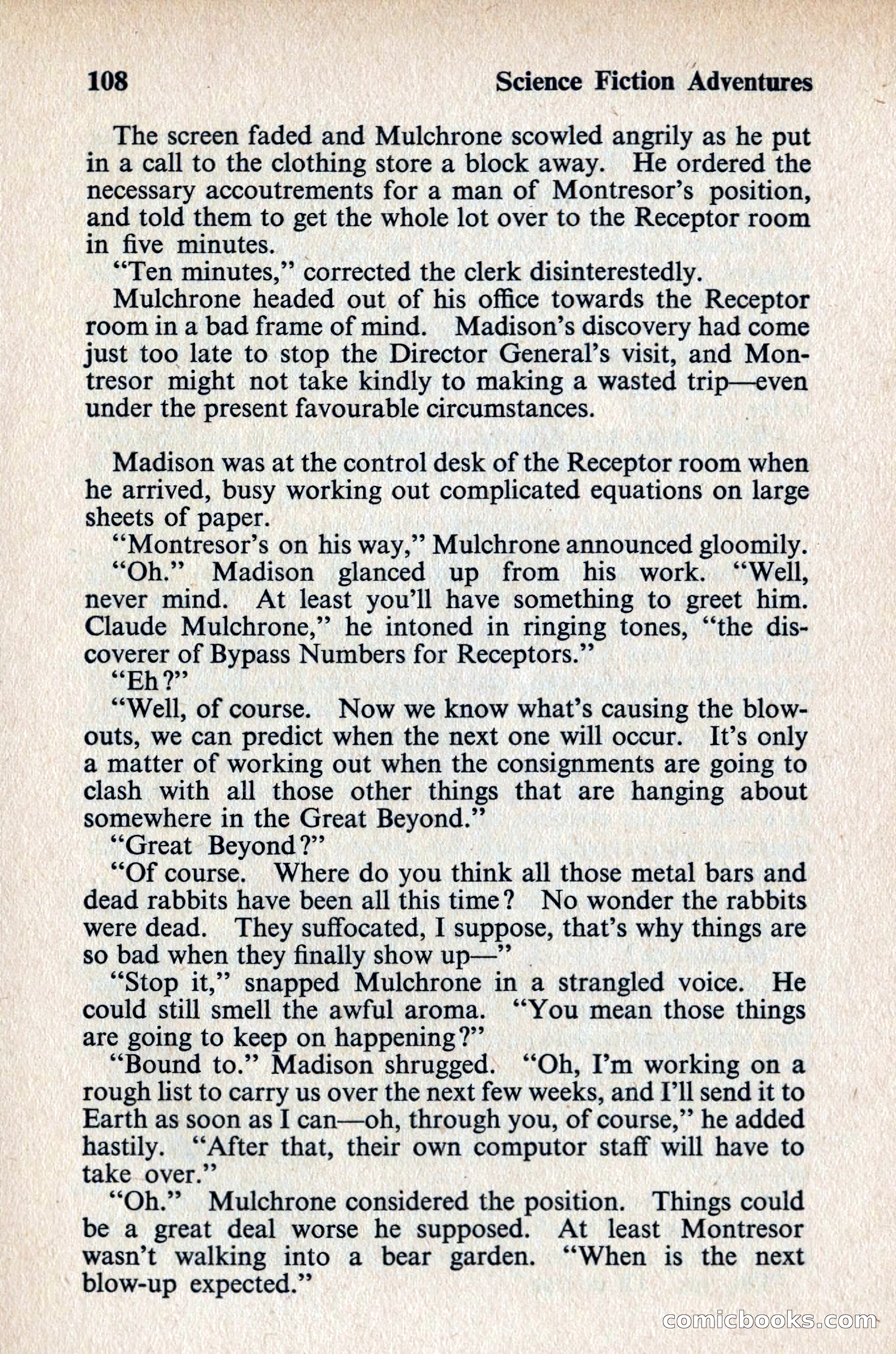 Science Fiction Adventures (UK) #17 — page 110 of 116