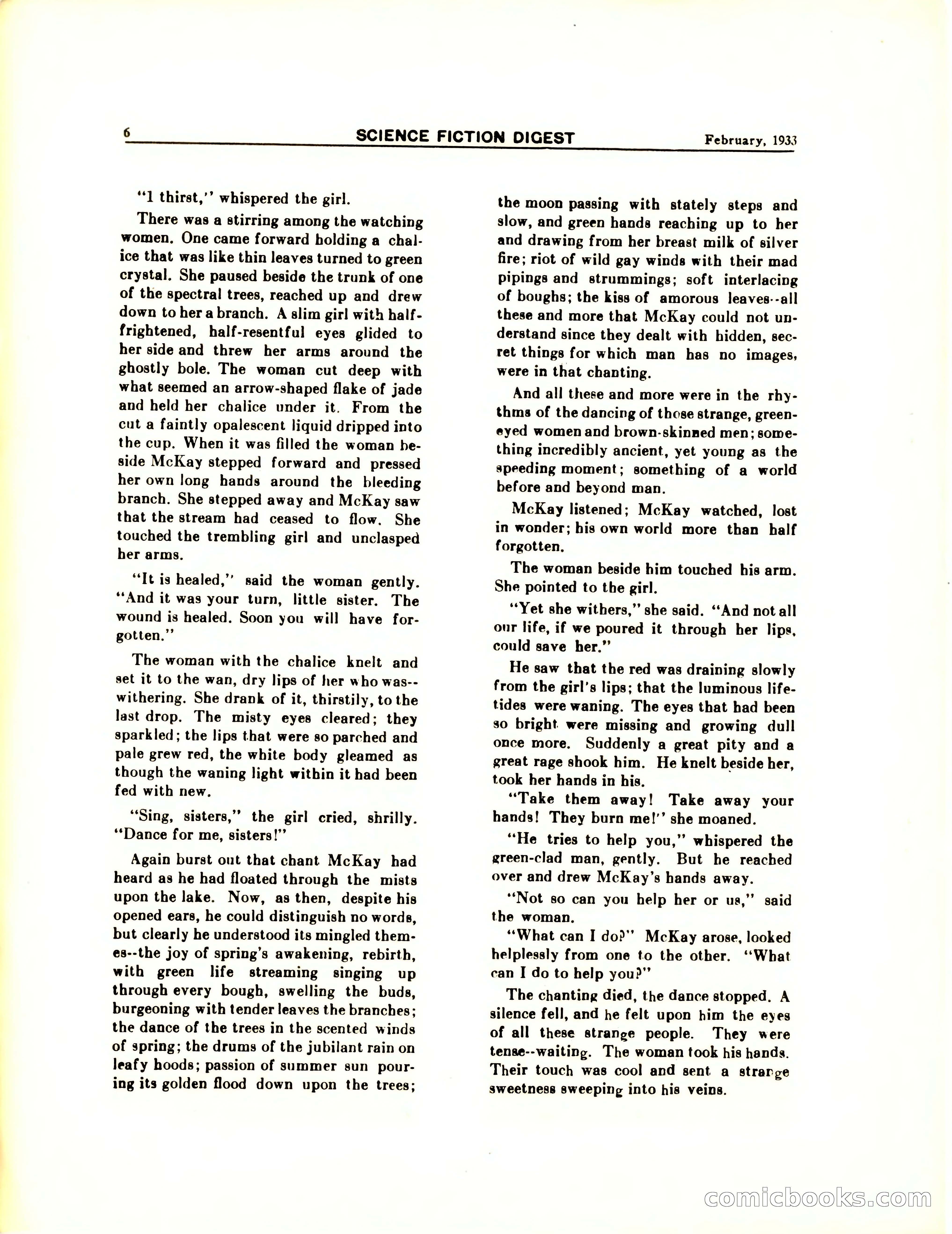Science Fiction Digest, Volume 1, Number 6 — page 8 of 24