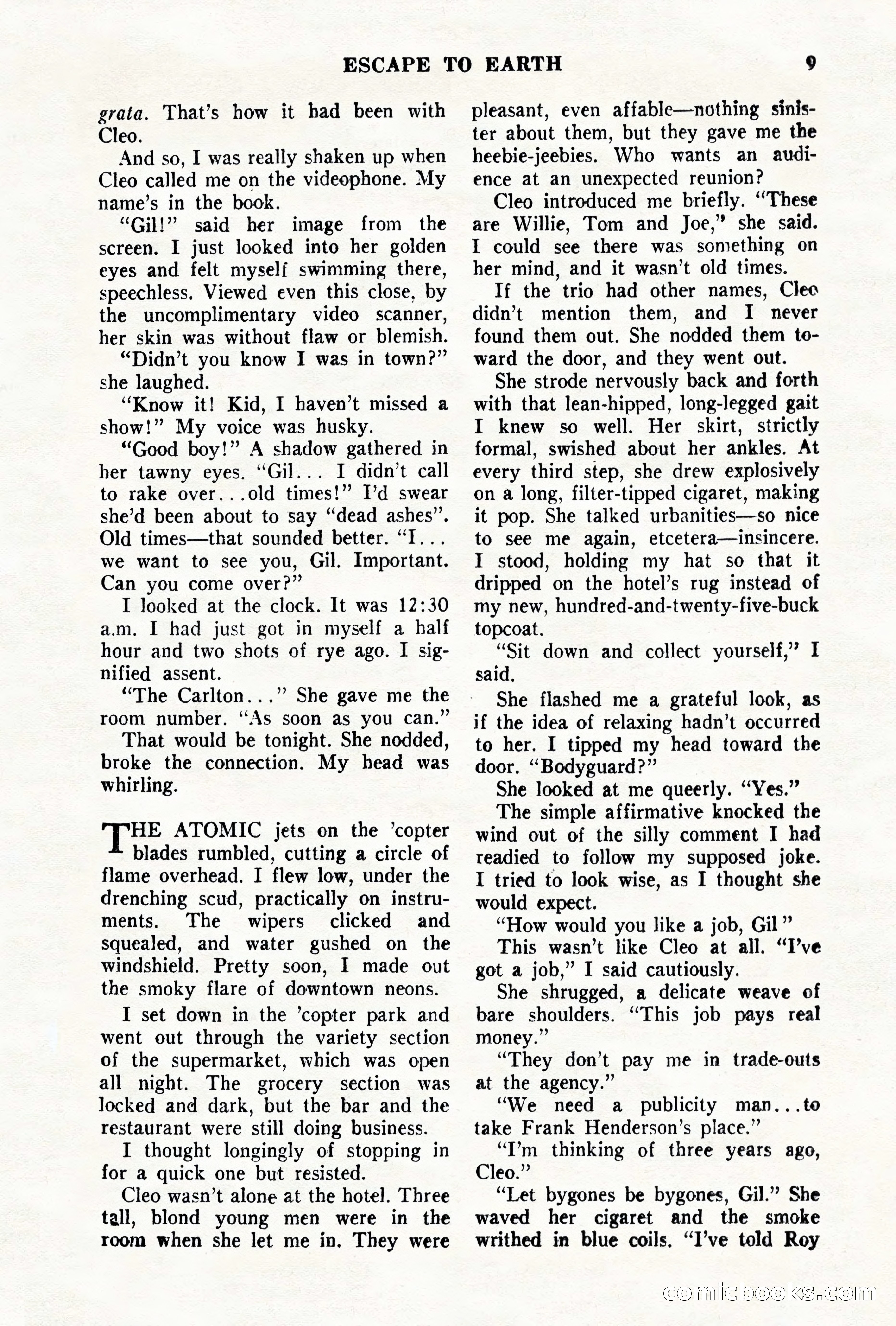 Science Fiction Quarterly, November 1957 — page 9 of 132