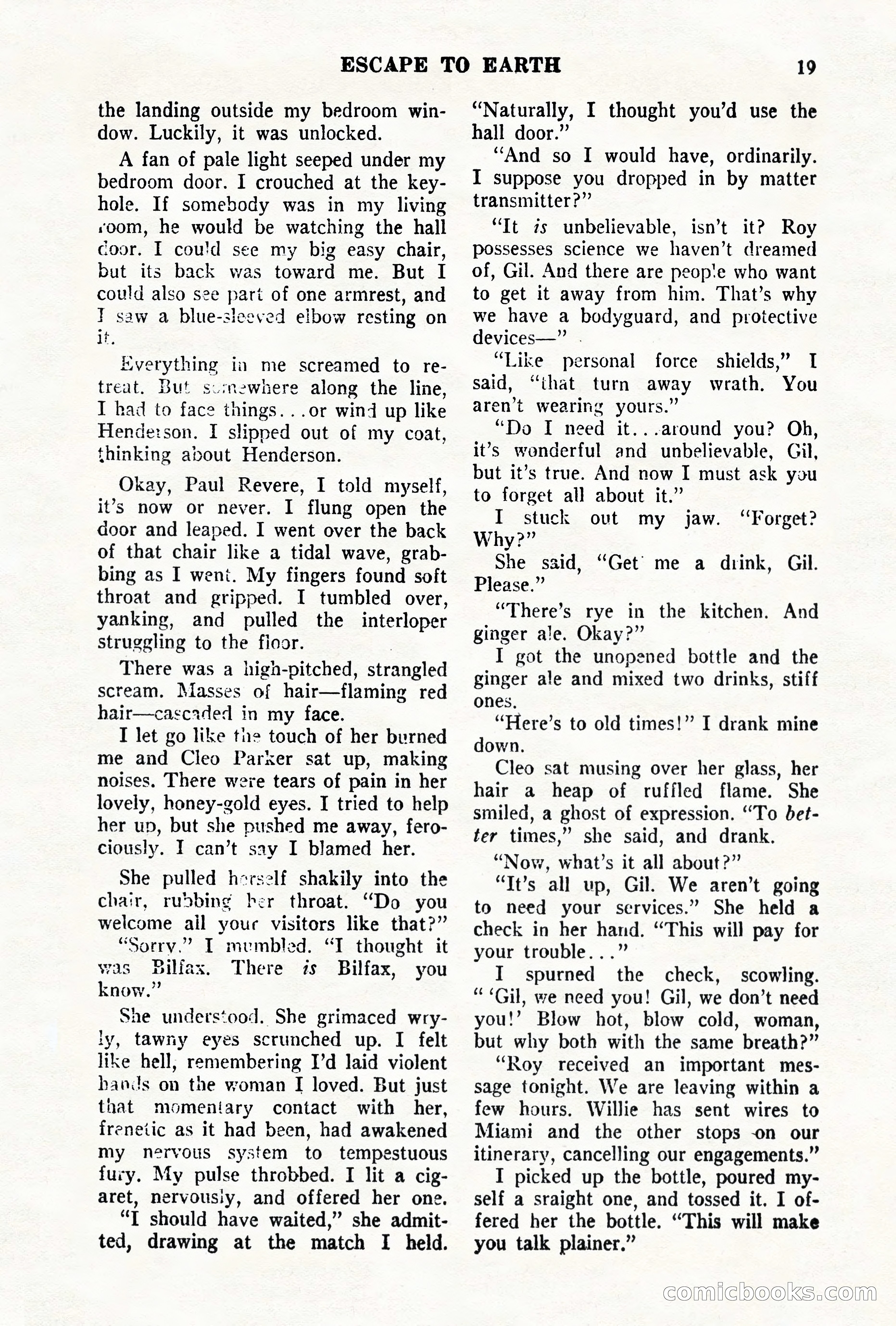 Science Fiction Quarterly, November 1957 — page 19 of 132