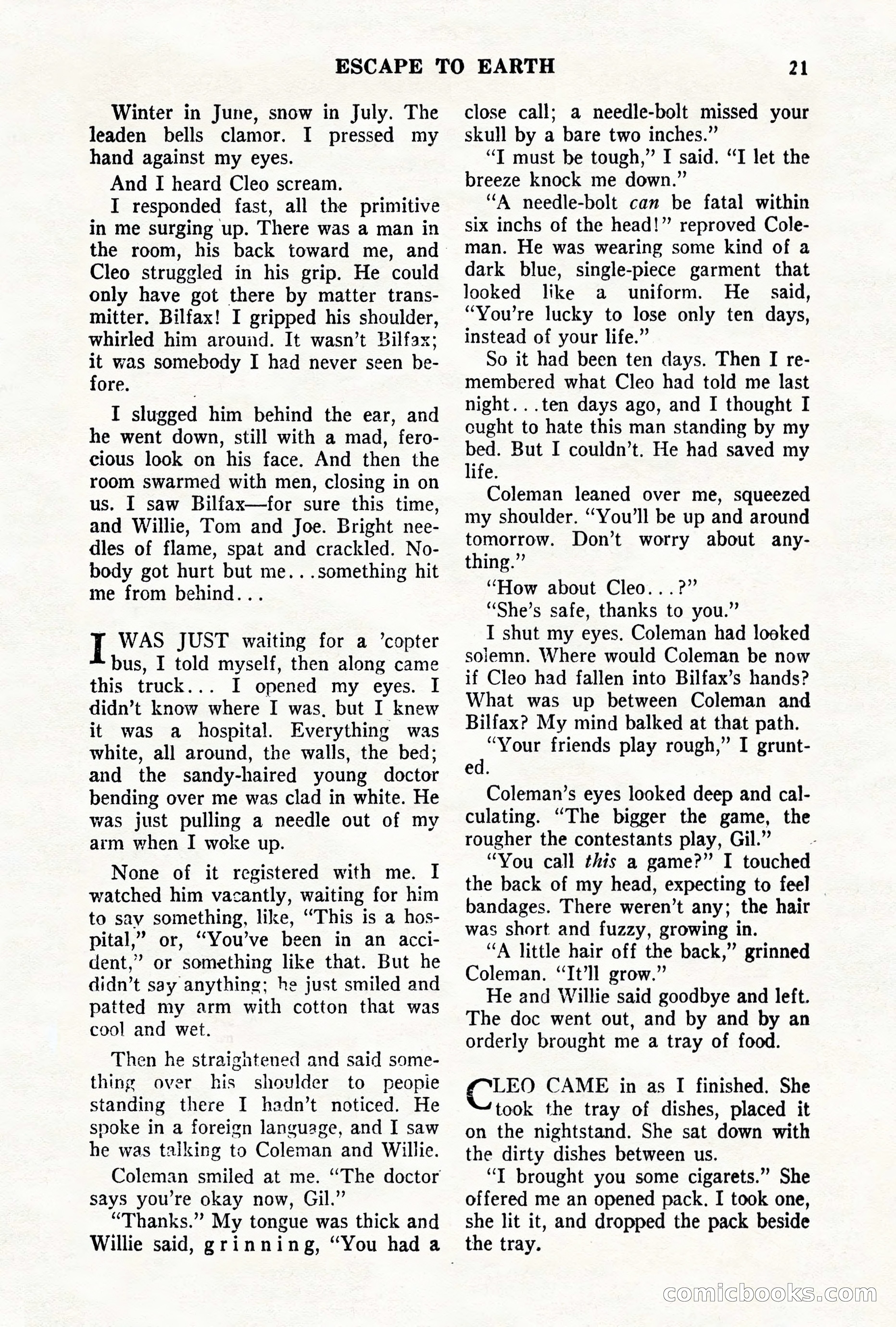 Science Fiction Quarterly, November 1957 — page 21 of 132