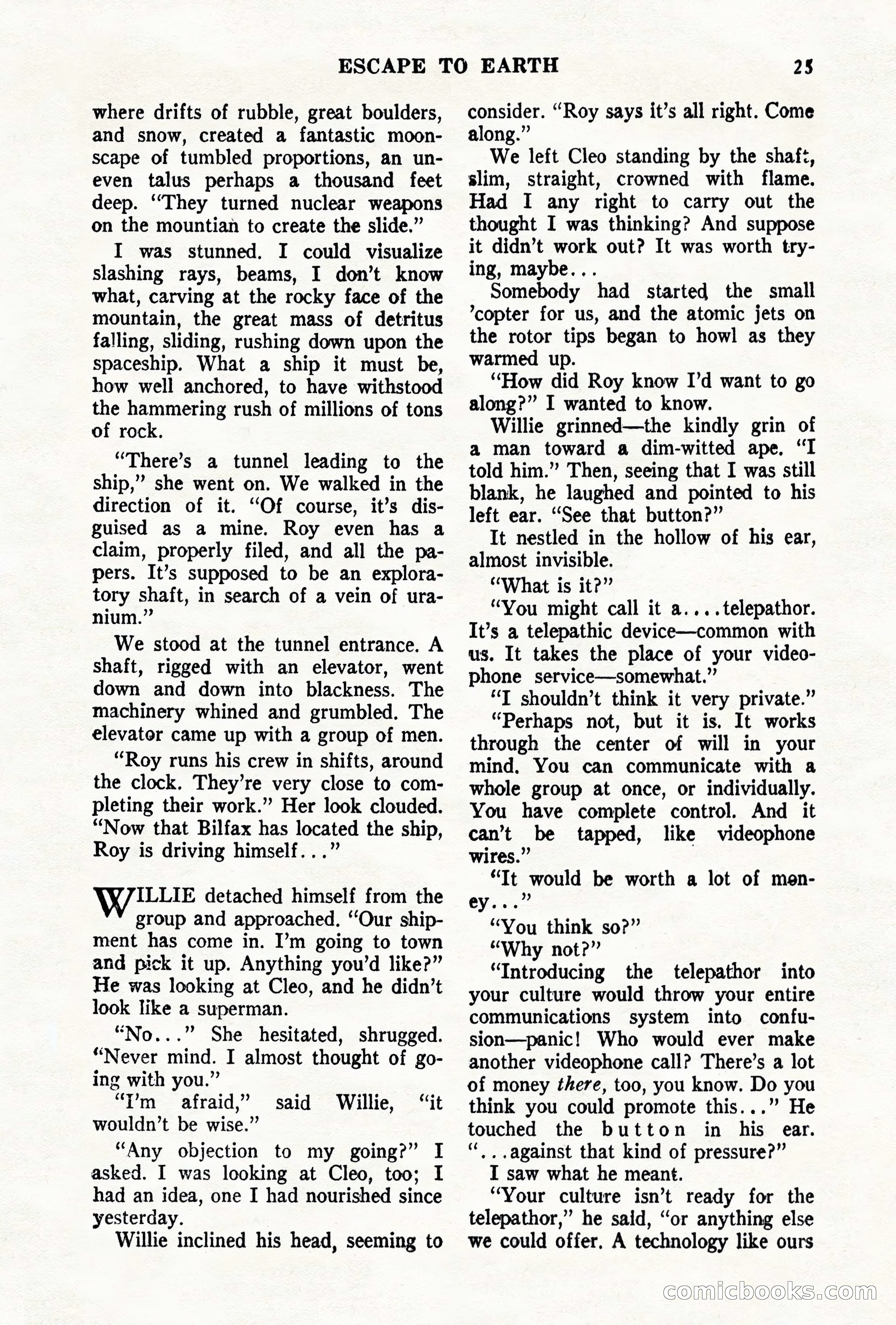 Science Fiction Quarterly, November 1957 — page 25 of 132