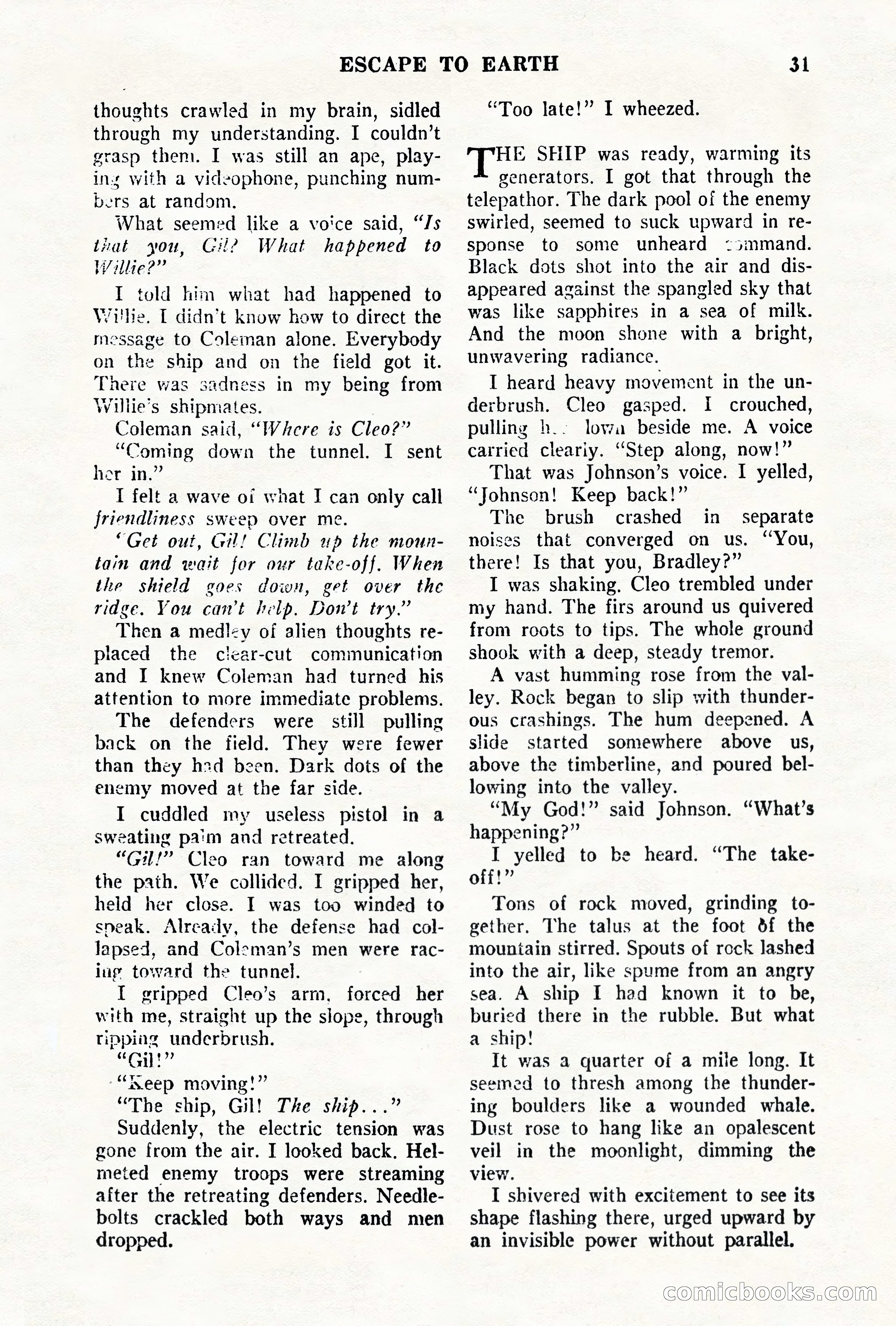 Science Fiction Quarterly, November 1957 — page 31 of 132