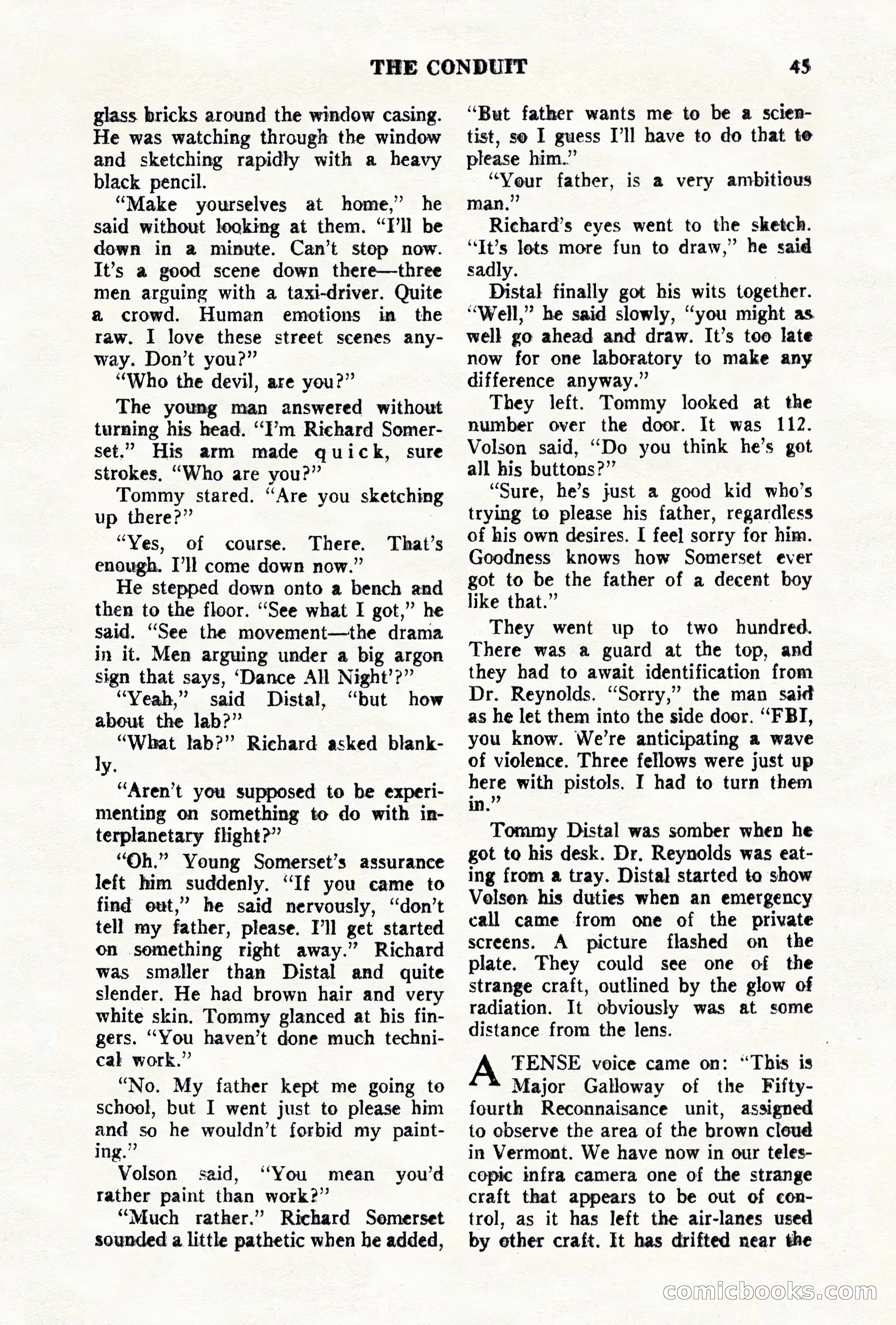 Science Fiction Quarterly, November 1957 — page 45 of 132