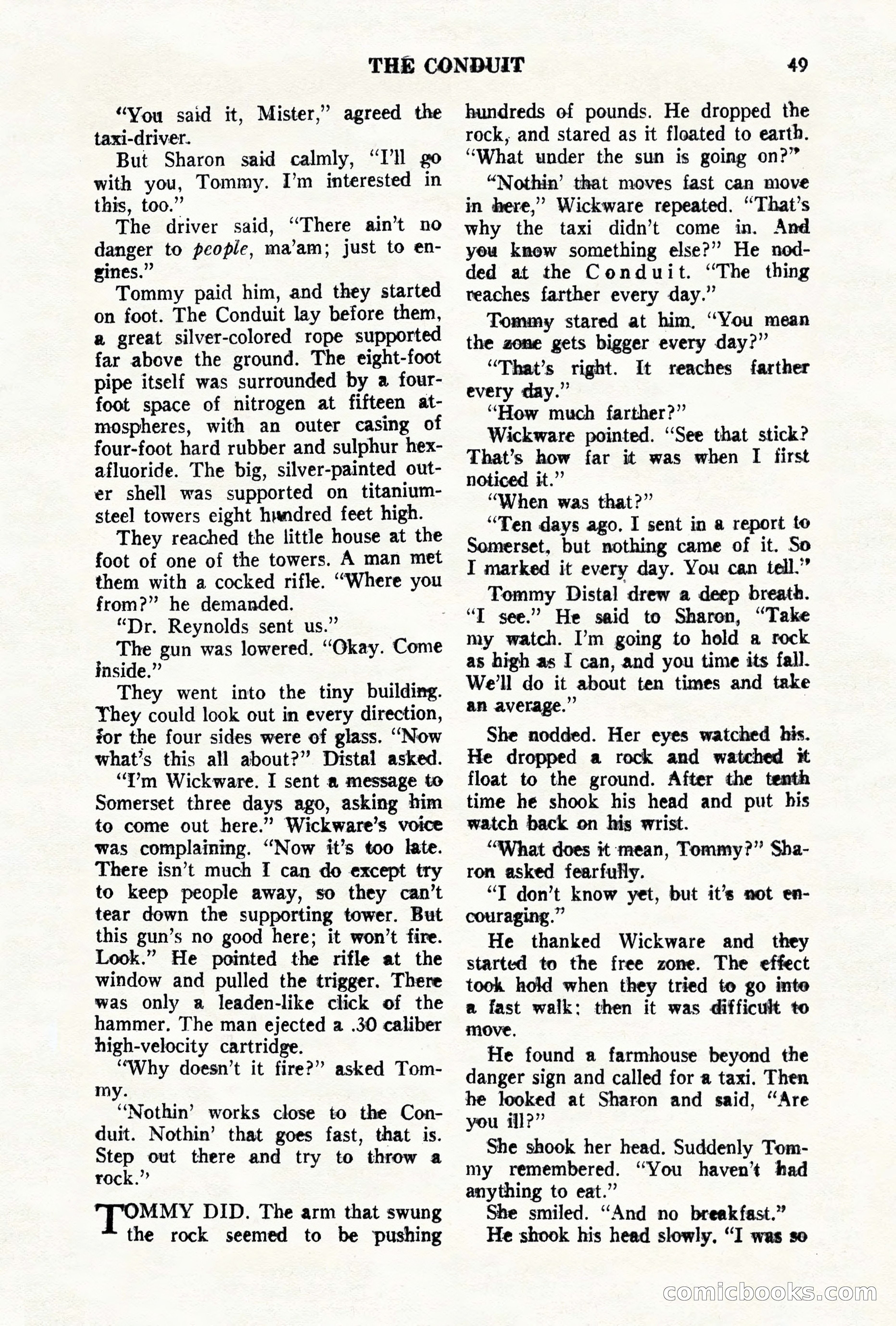 Science Fiction Quarterly, November 1957 — page 49 of 132