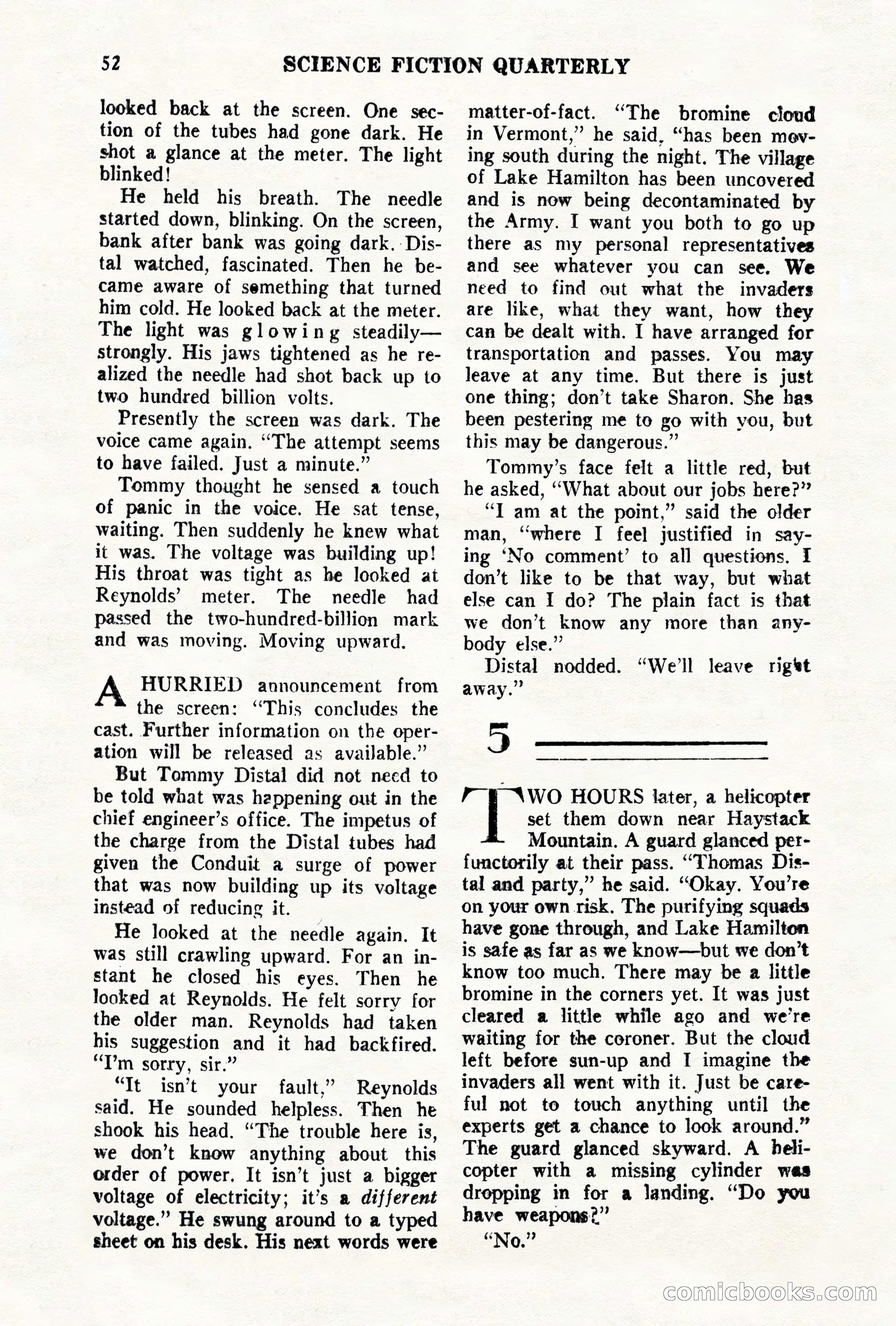 Science Fiction Quarterly, November 1957 — page 52 of 132