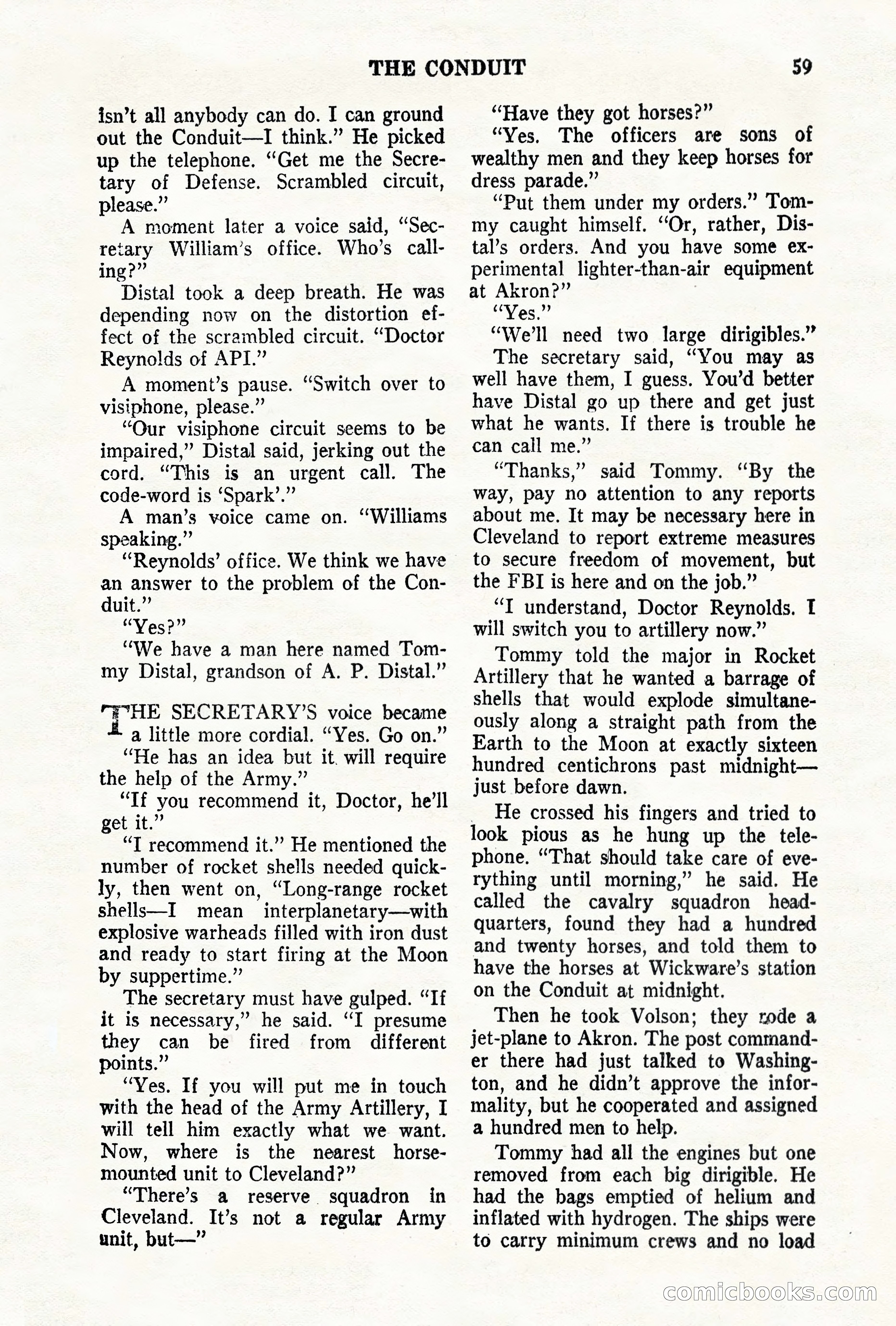Science Fiction Quarterly, November 1957 — page 59 of 132