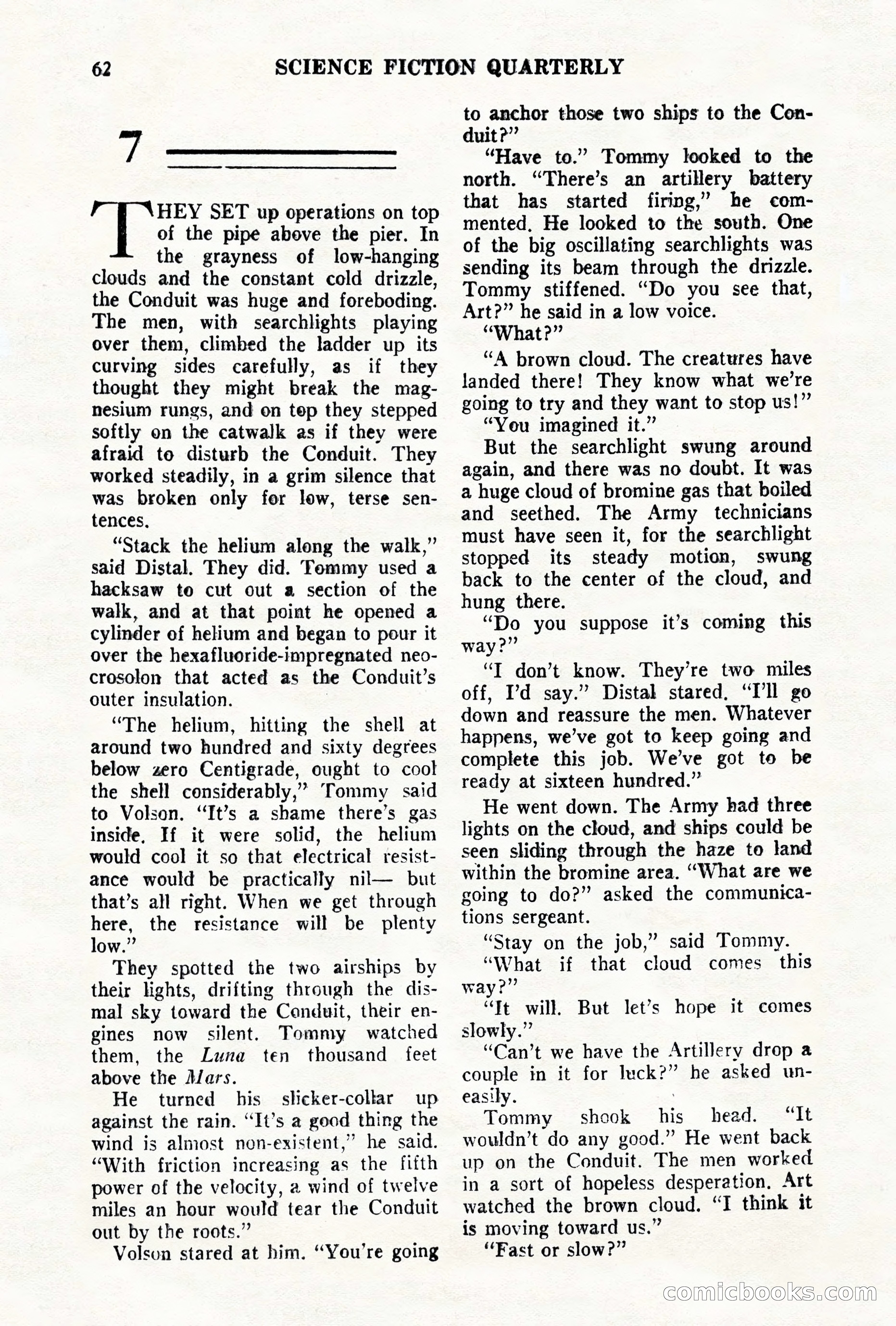 Science Fiction Quarterly, November 1957 — page 62 of 132