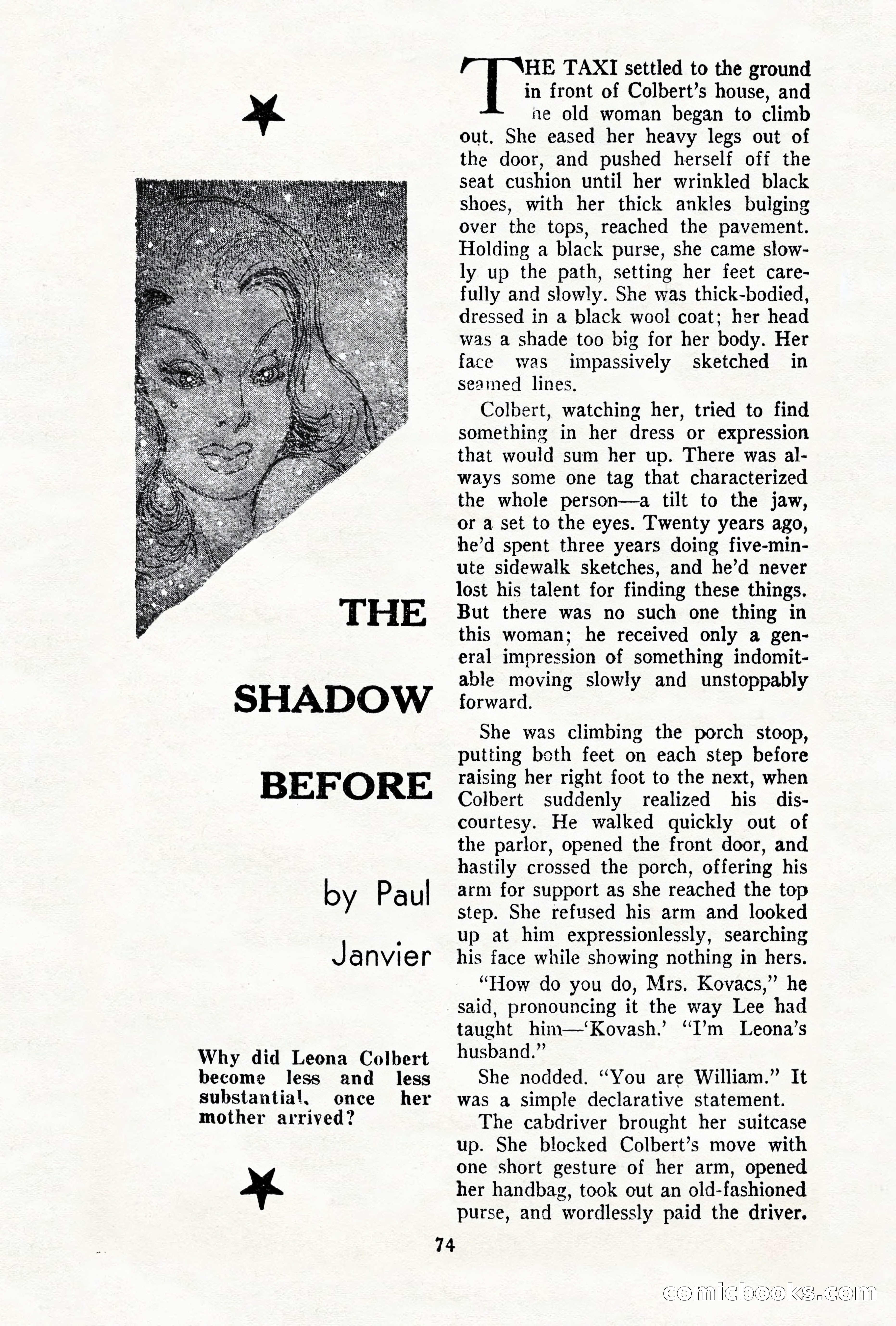 Science Fiction Quarterly, November 1957 — page 74 of 132