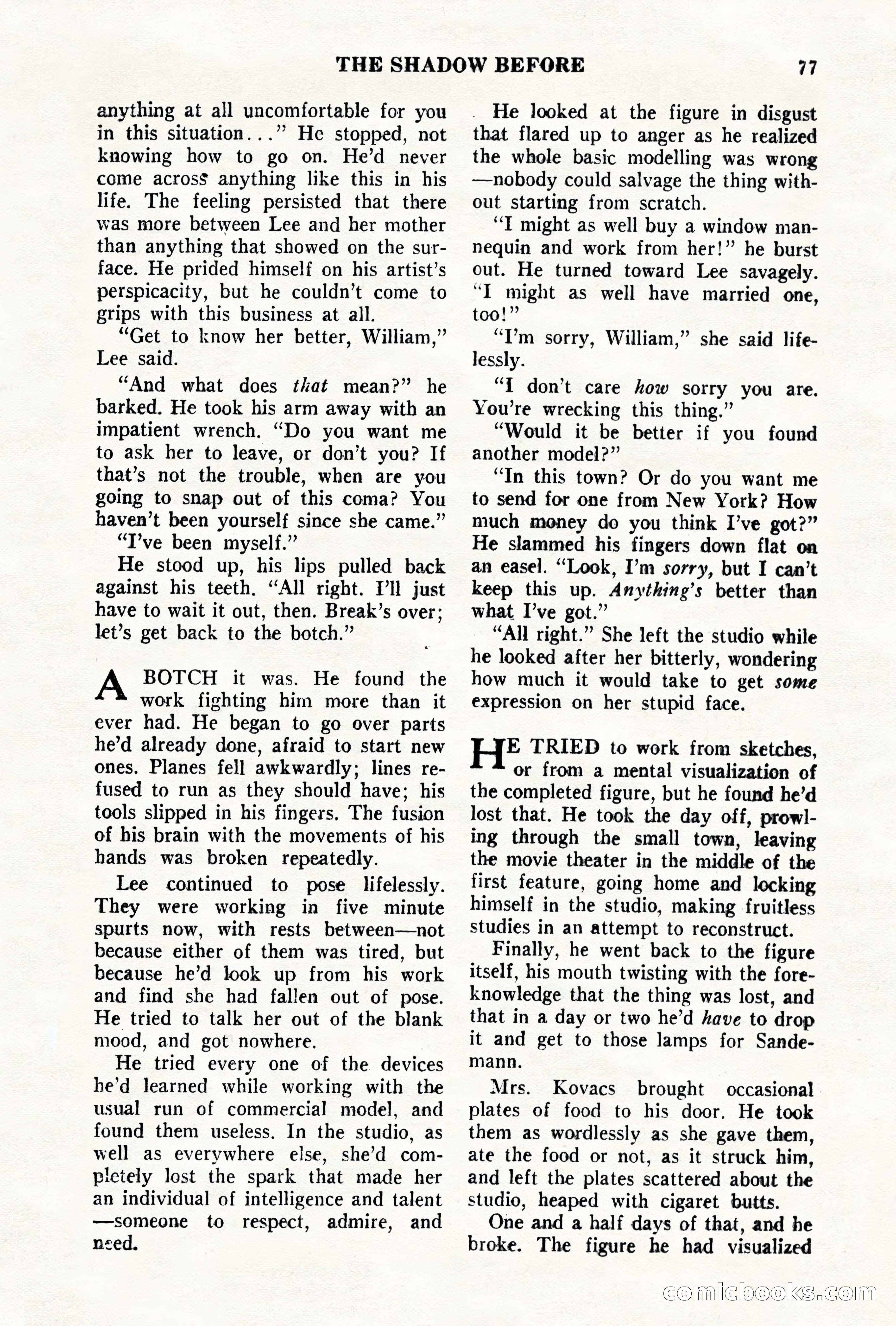 Science Fiction Quarterly, November 1957 — page 77 of 132