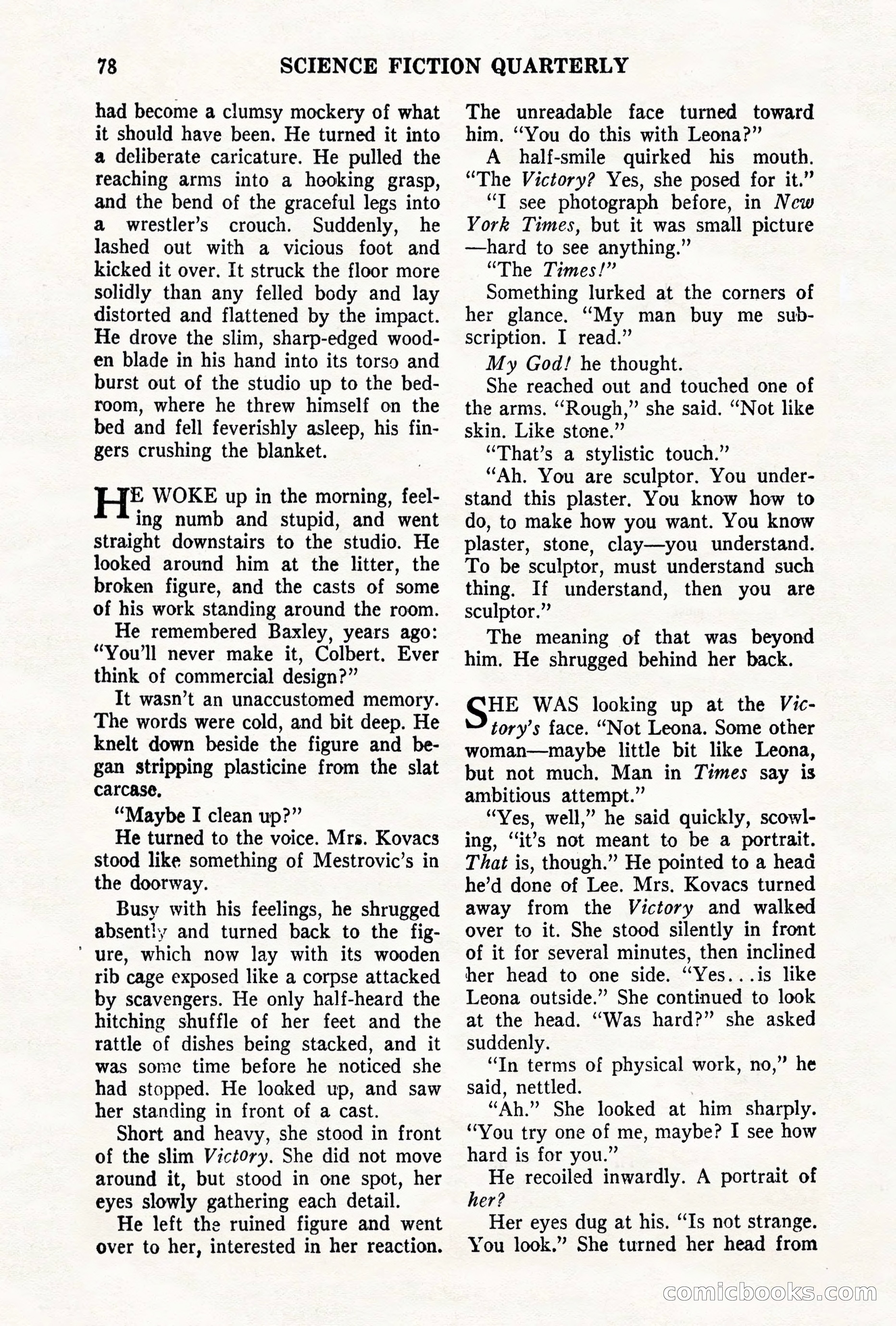 Science Fiction Quarterly, November 1957 — page 78 of 132