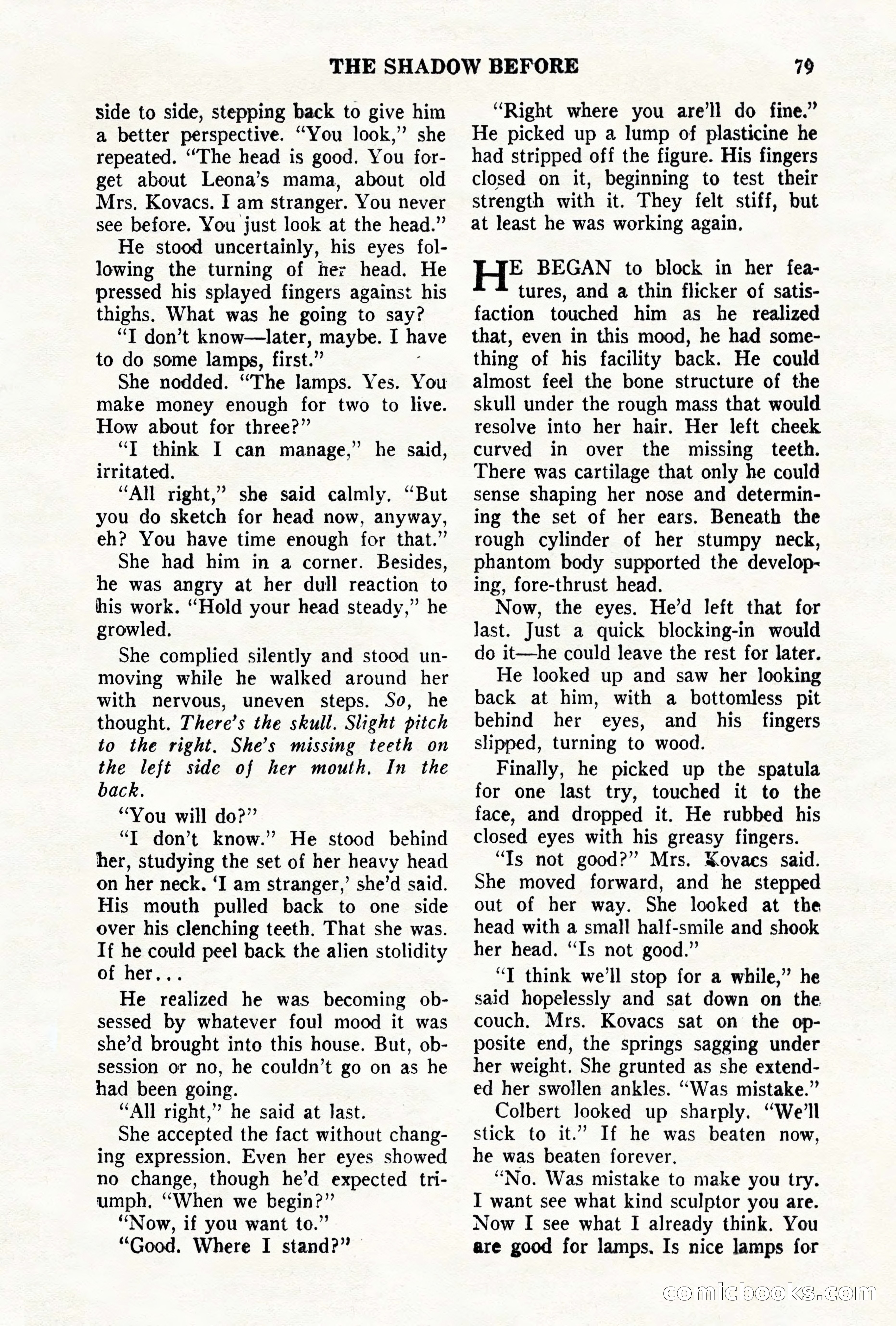 Science Fiction Quarterly, November 1957 — page 79 of 132