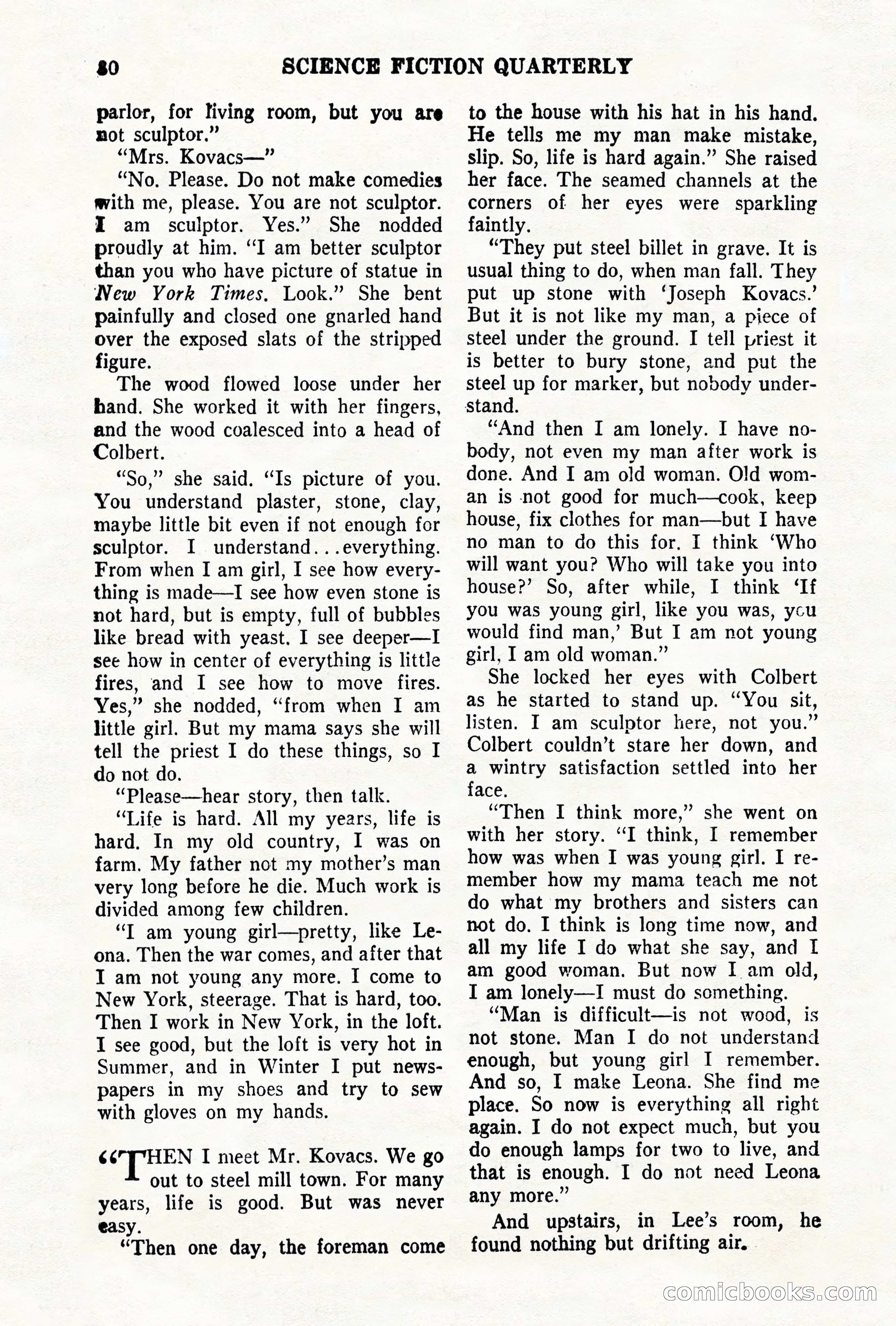 Science Fiction Quarterly, November 1957 — page 80 of 132