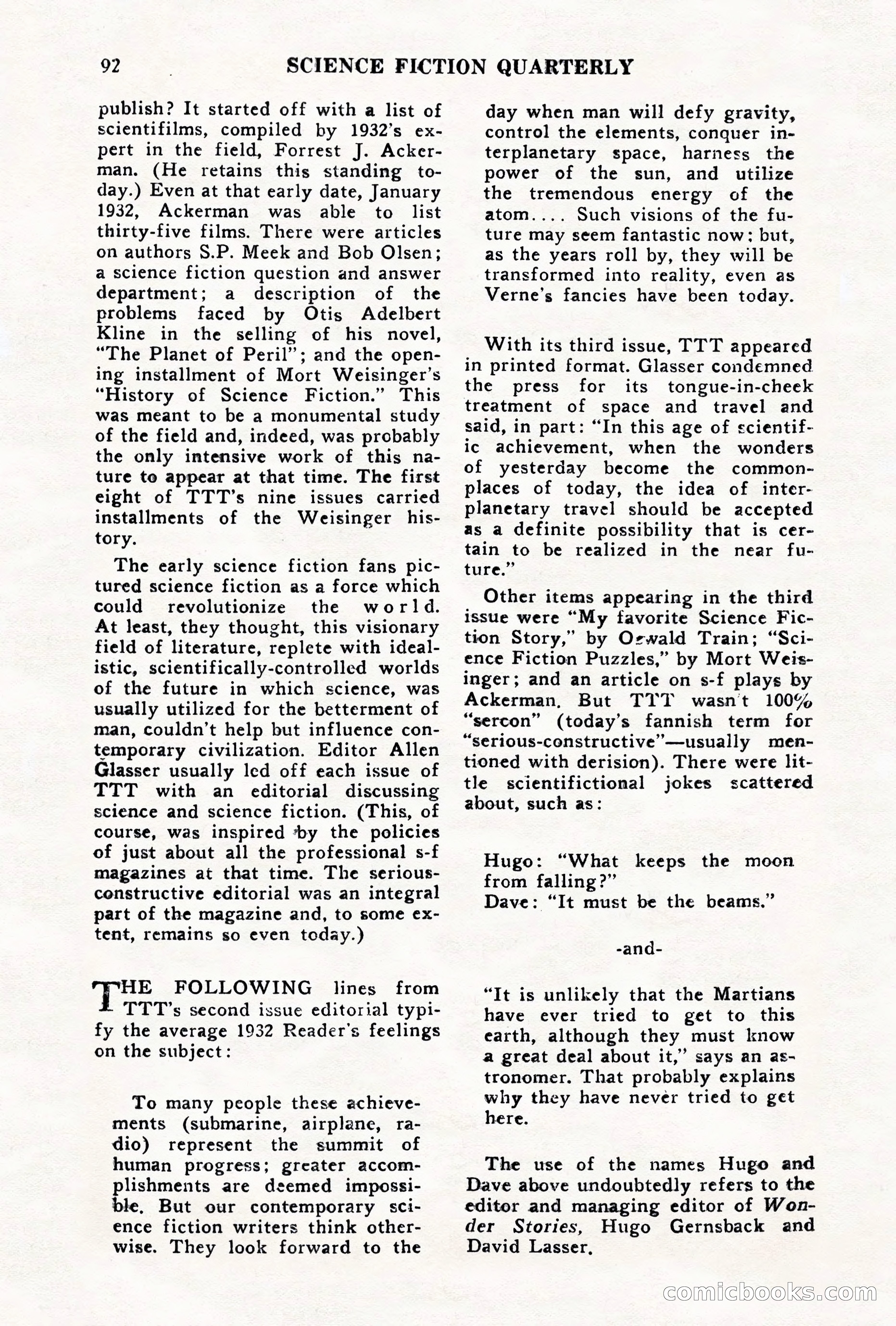 Science Fiction Quarterly, November 1957 — page 92 of 132