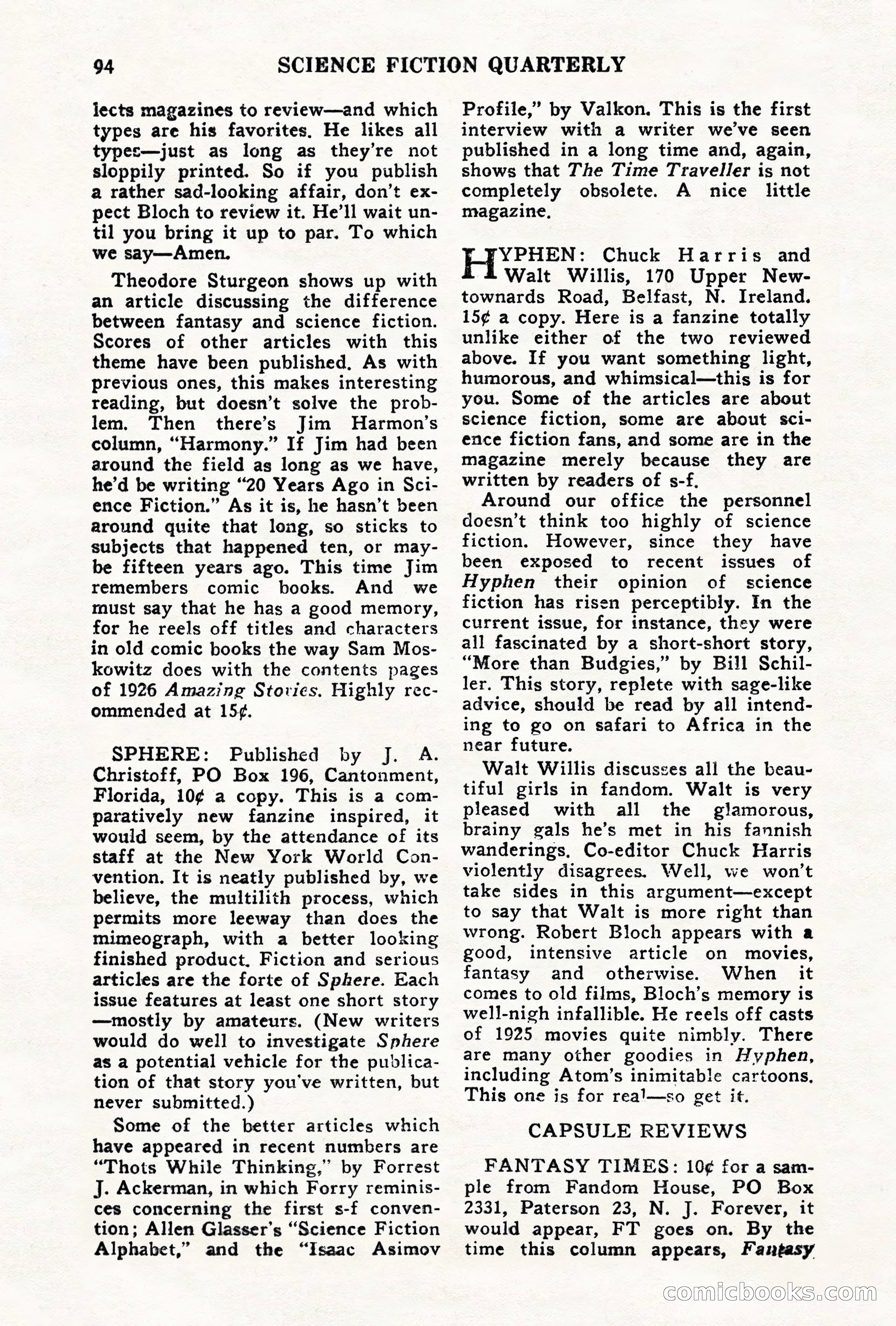Science Fiction Quarterly, November 1957 — page 94 of 132