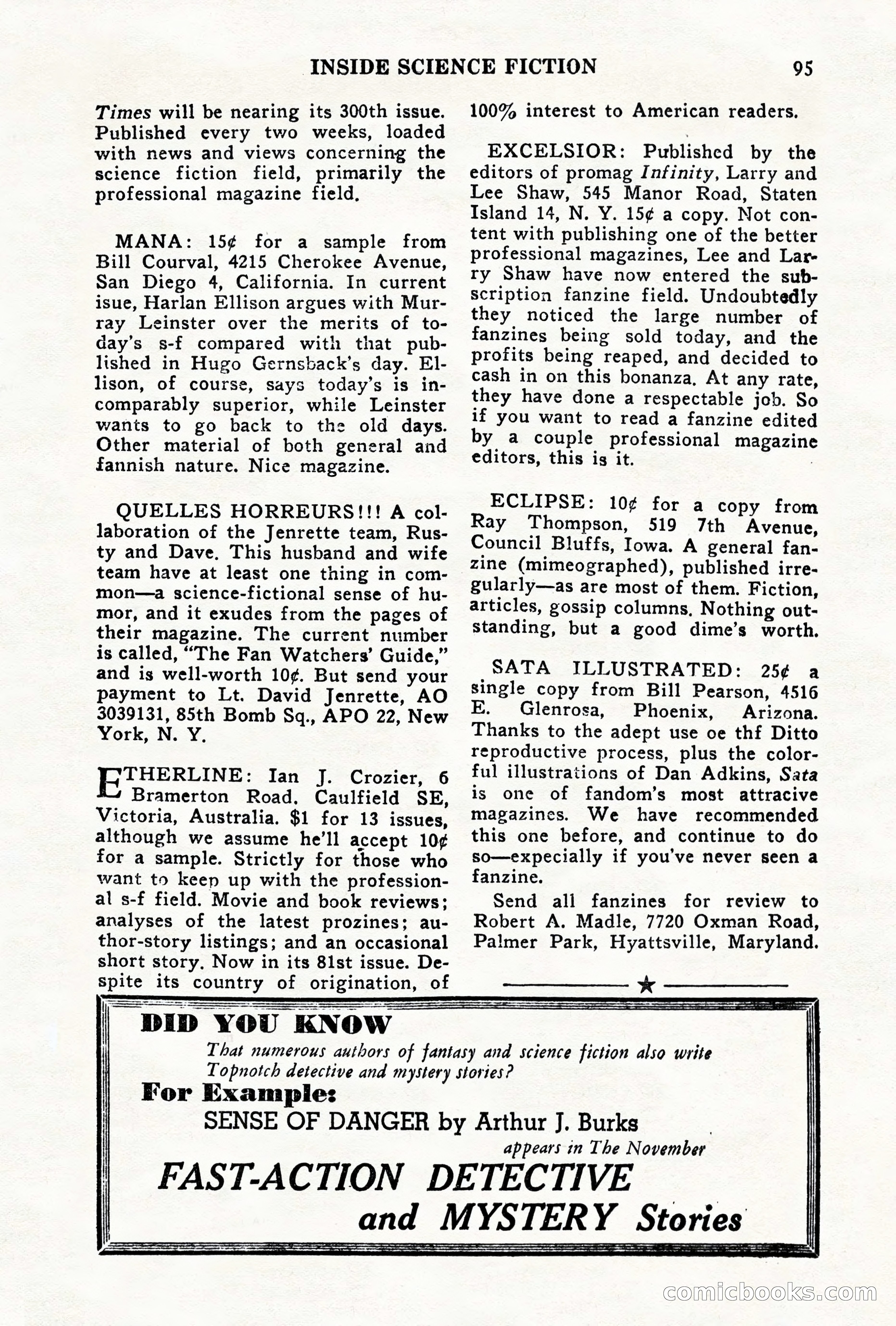 Science Fiction Quarterly, November 1957 — page 95 of 132