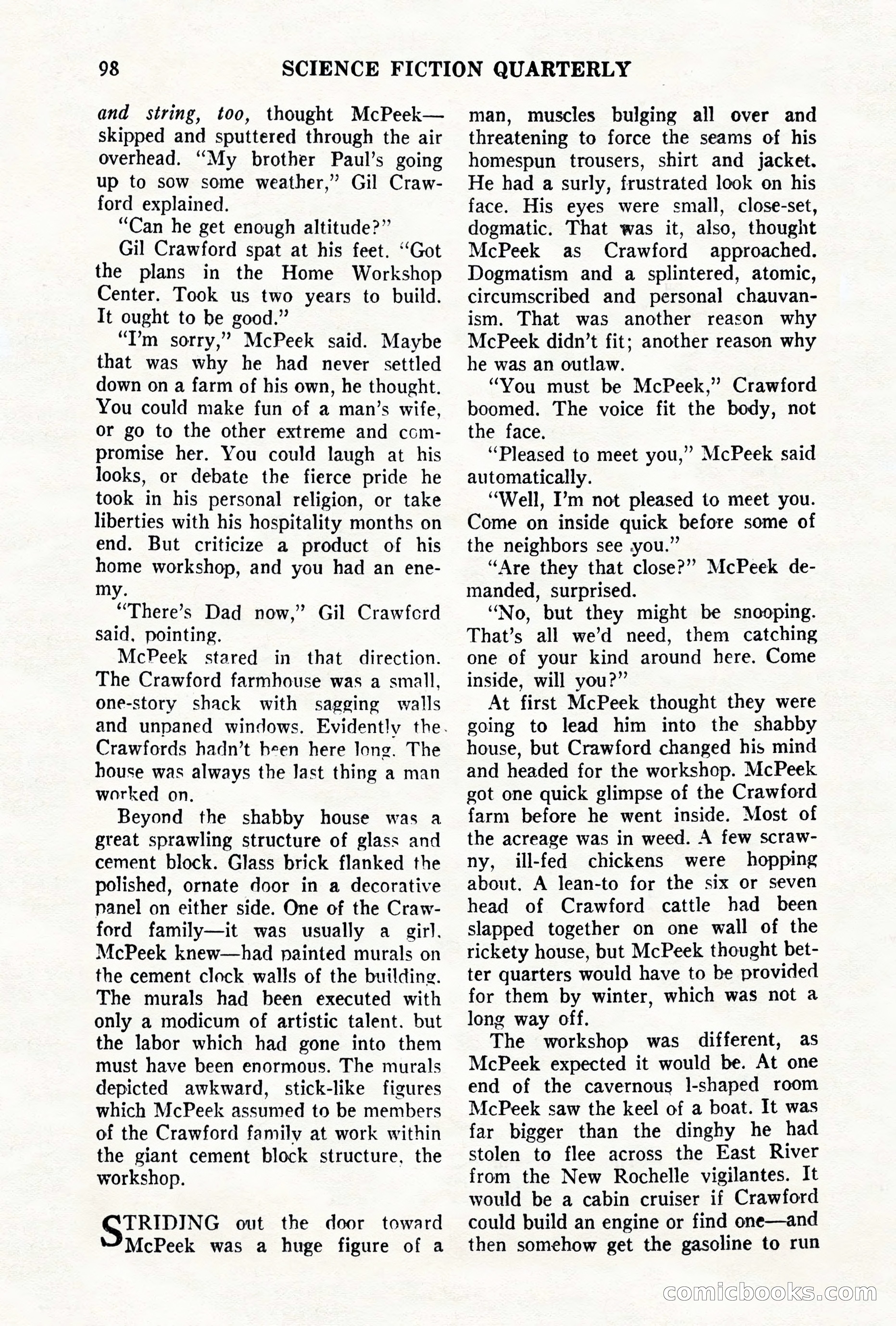 Science Fiction Quarterly, November 1957 — page 98 of 132