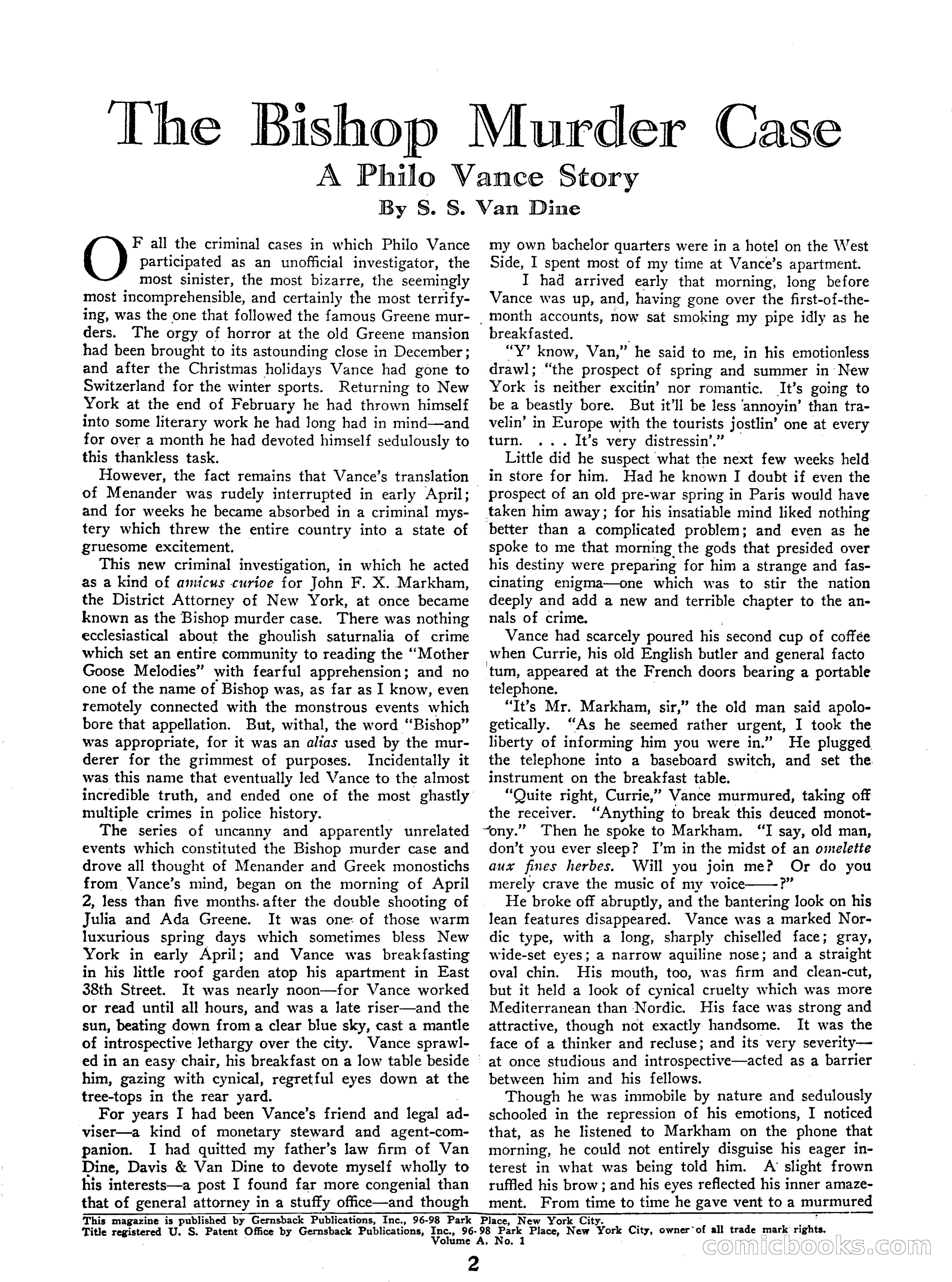 Scientific Detective Monthly — page 2 of 16