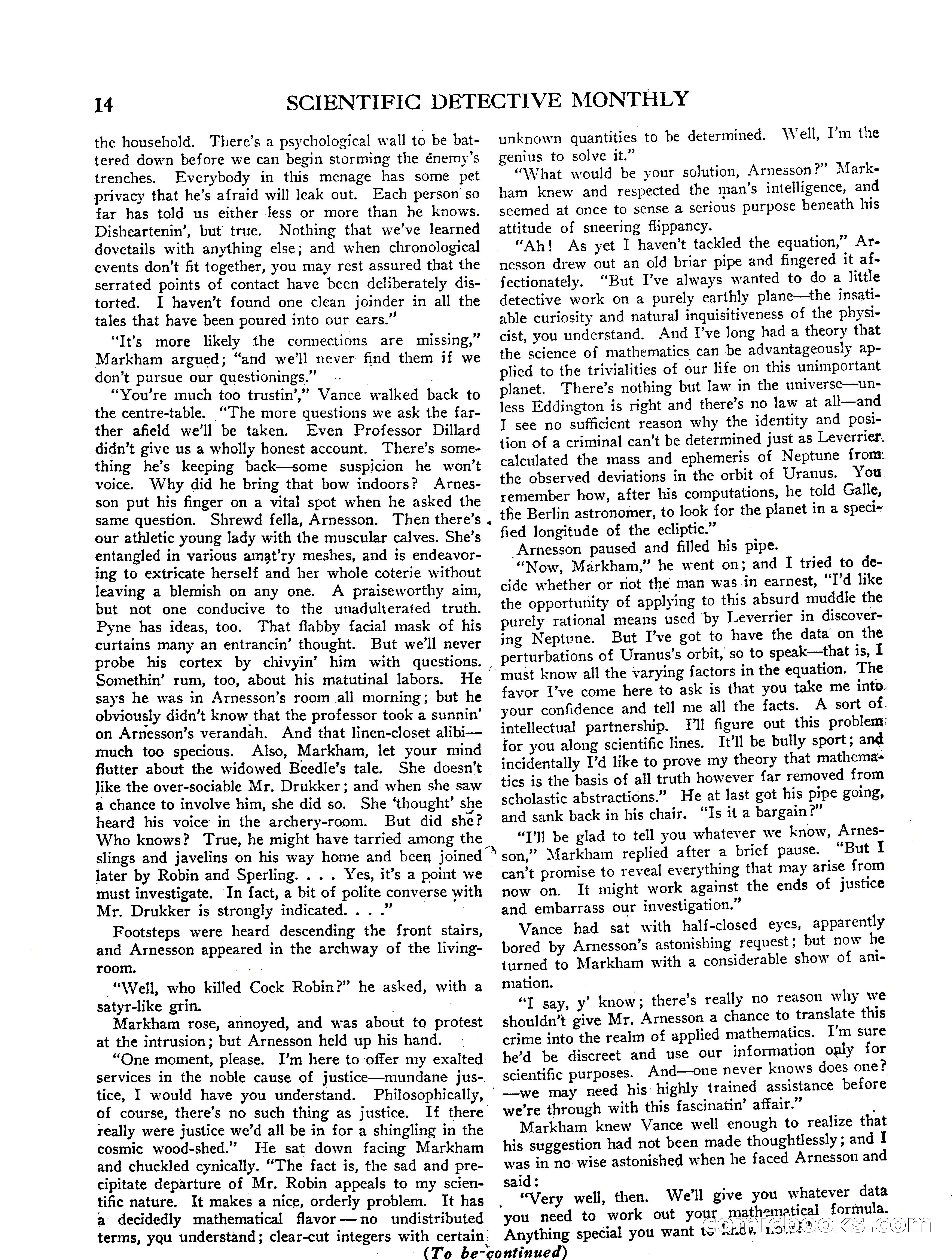 Scientific Detective Monthly — page 14 of 16